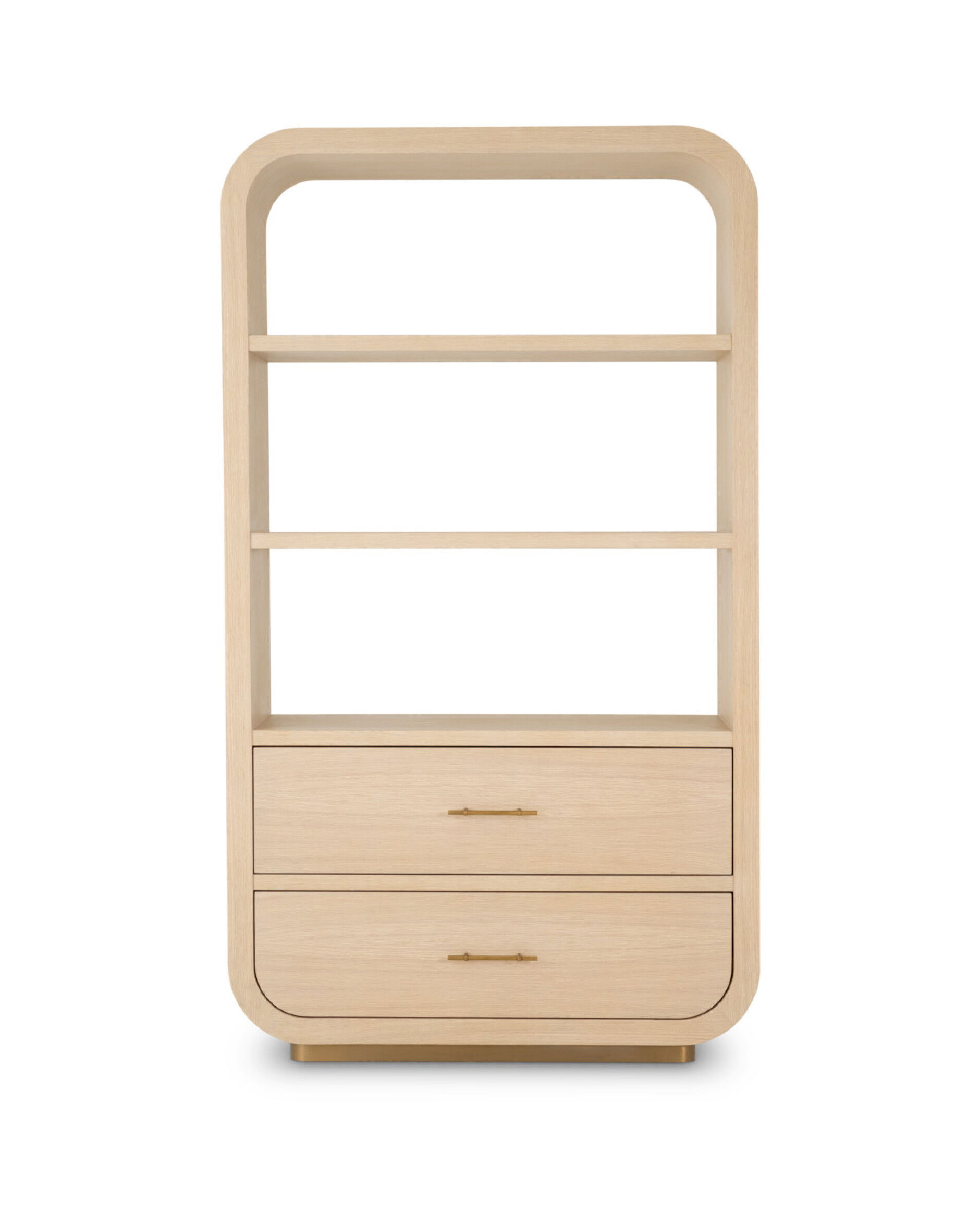 Quinton-Bücherregal, natürliches Eichenfurnier