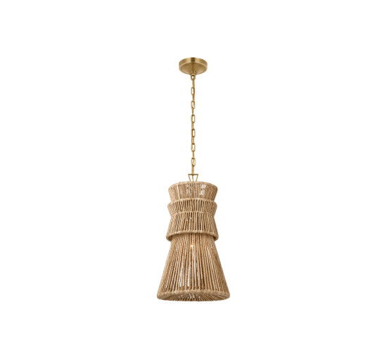 Antigua 13" takpendel natural abaca