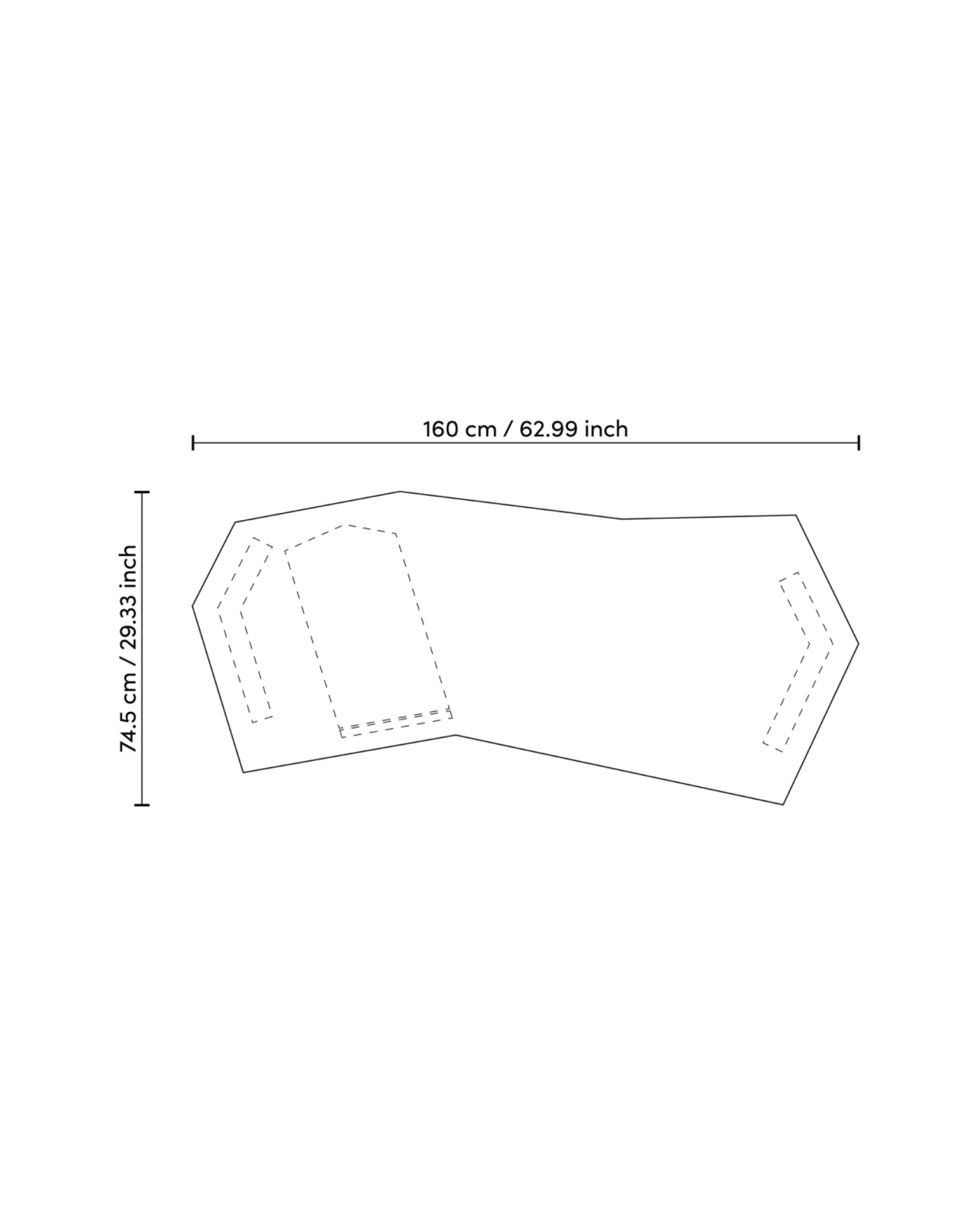 Xenon Schreibtisch Eukalyptus Furnier