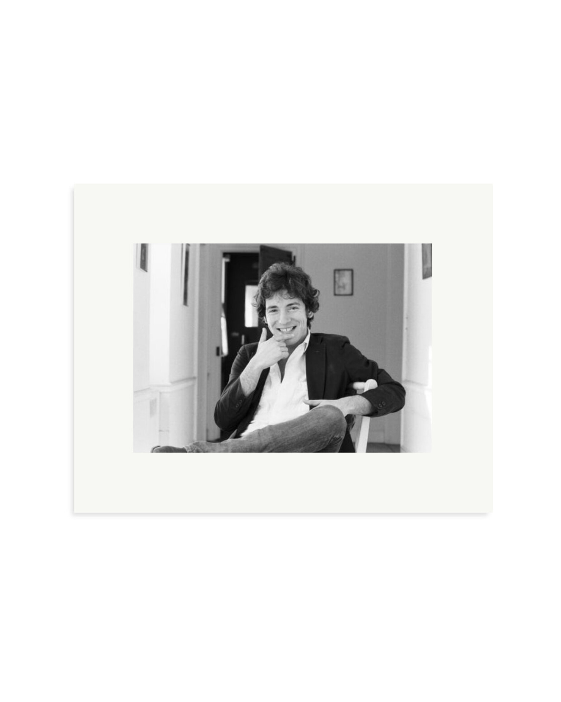 Bruce Springsteen at Home Print Only / Small