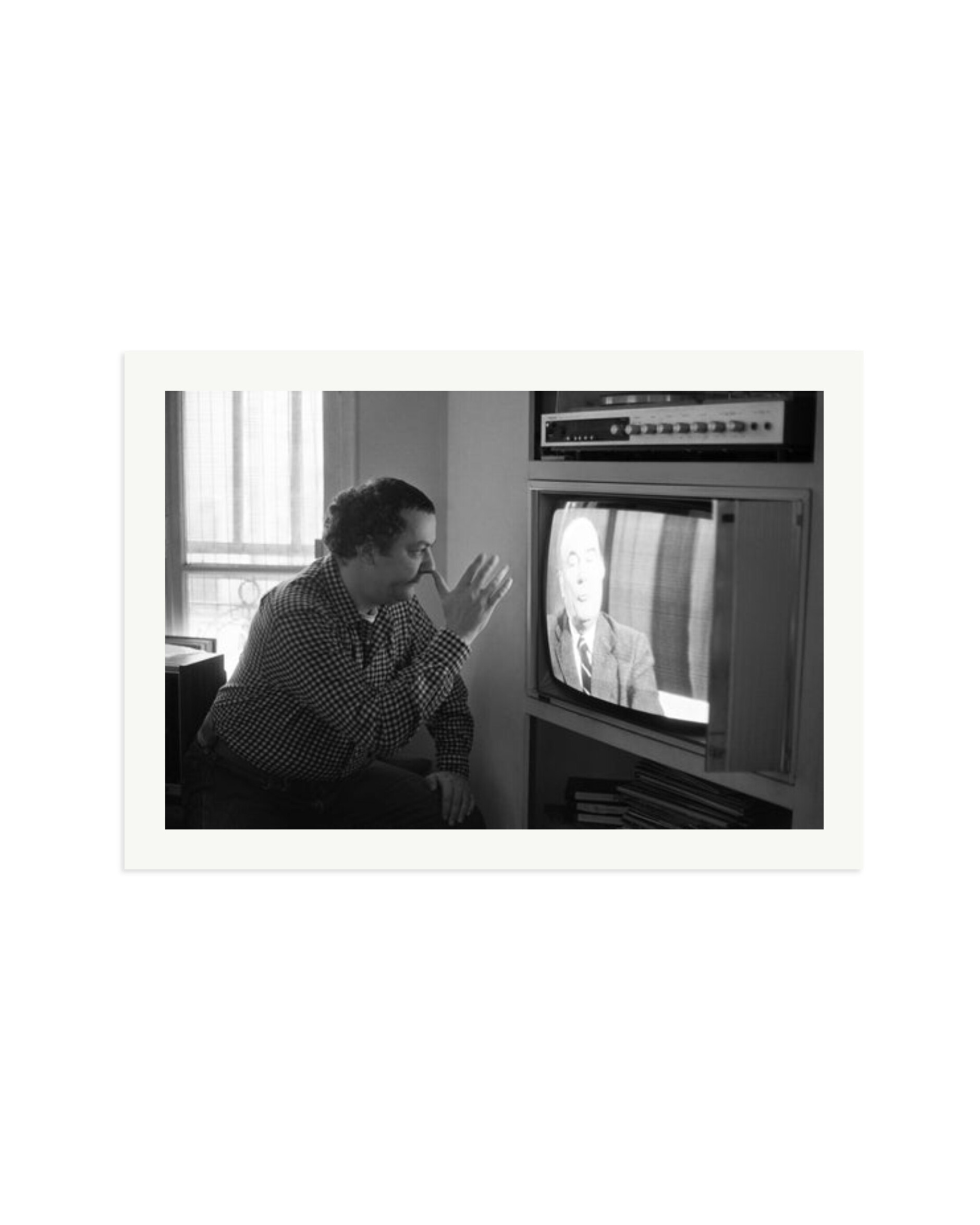 Coluche and Mitterrand Print Only / XXL