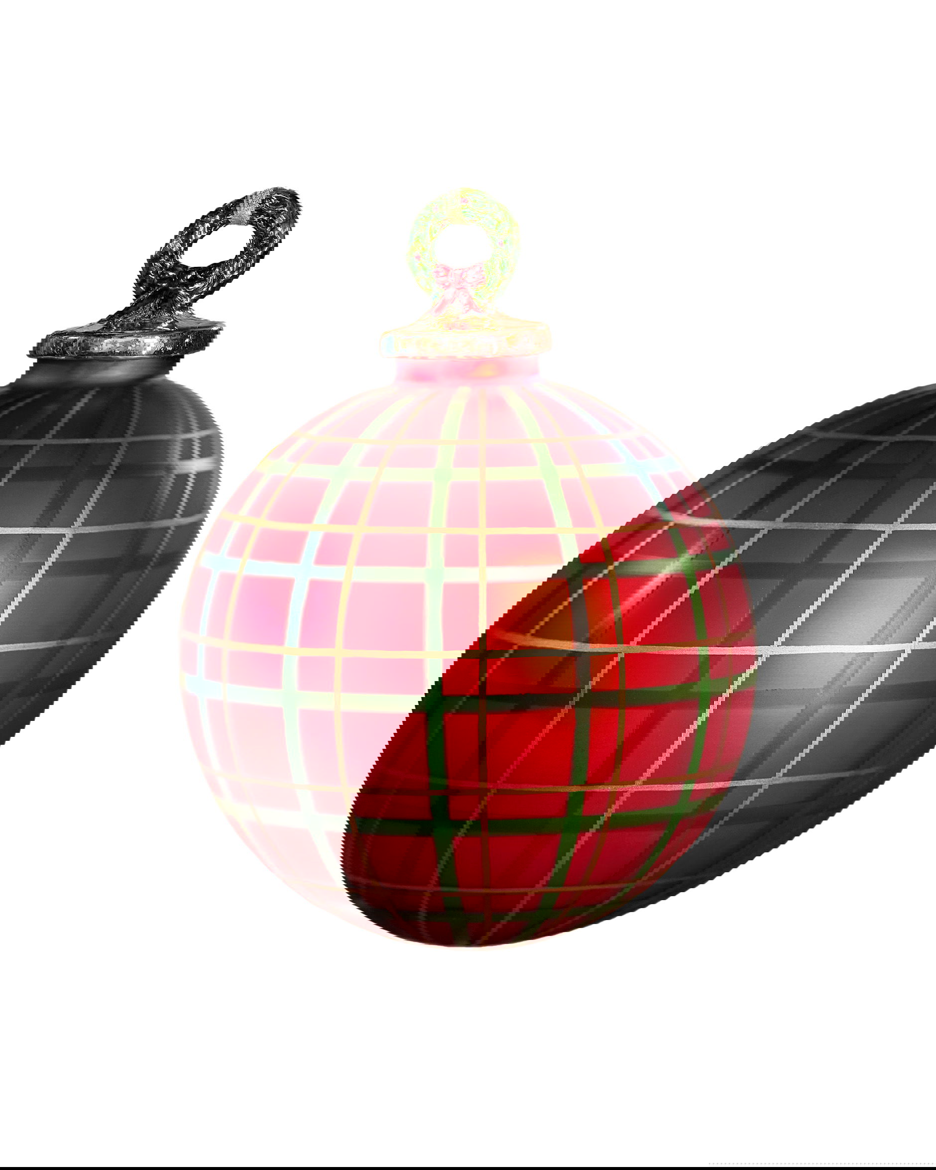 Imperial Wreath kerstbal rood 10 cm