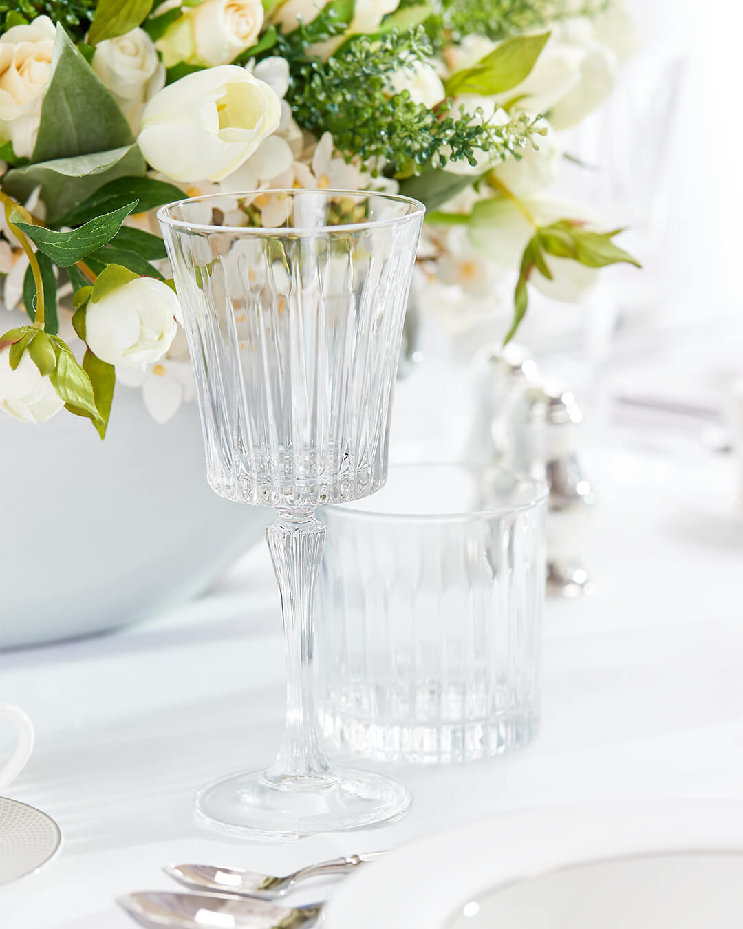 Frühlings-tischdekoration