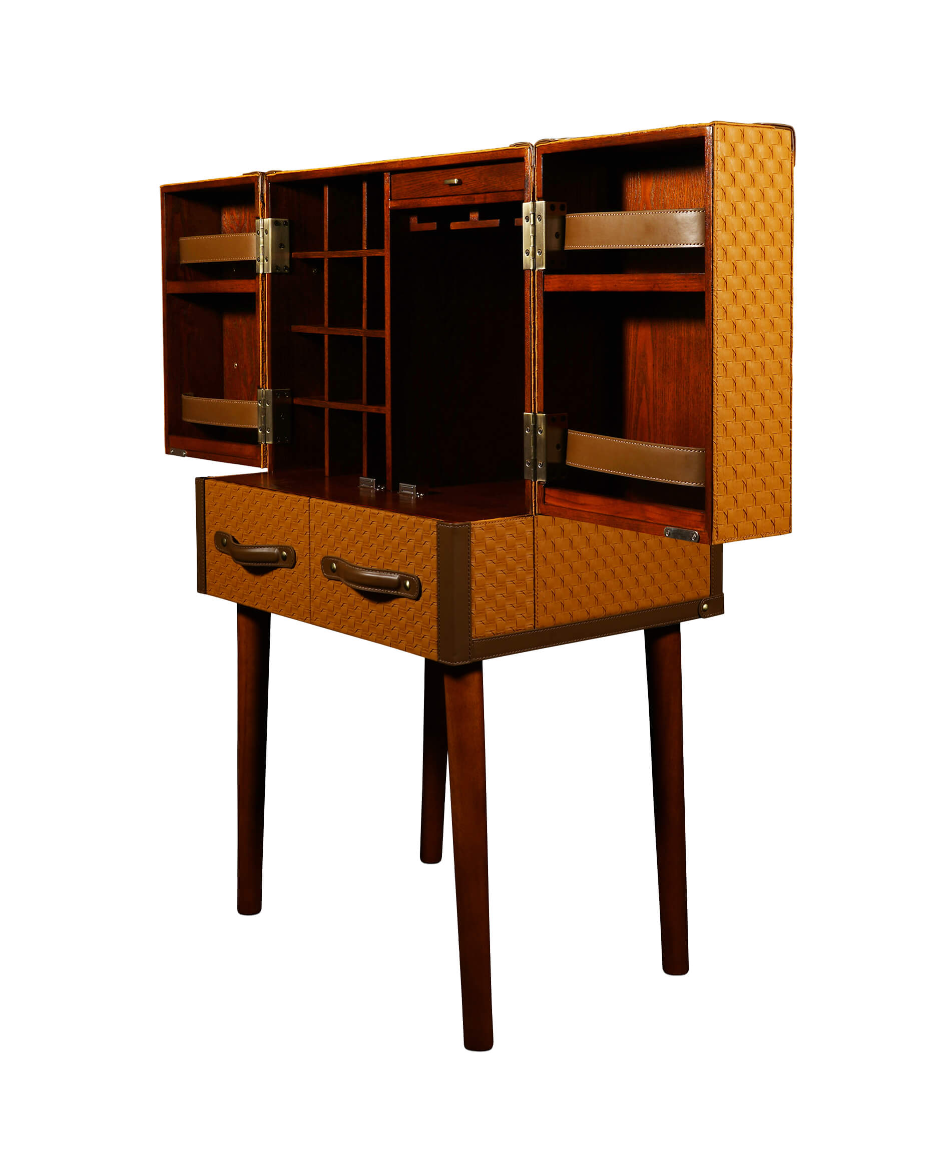 Belle Epoque barskåp brun