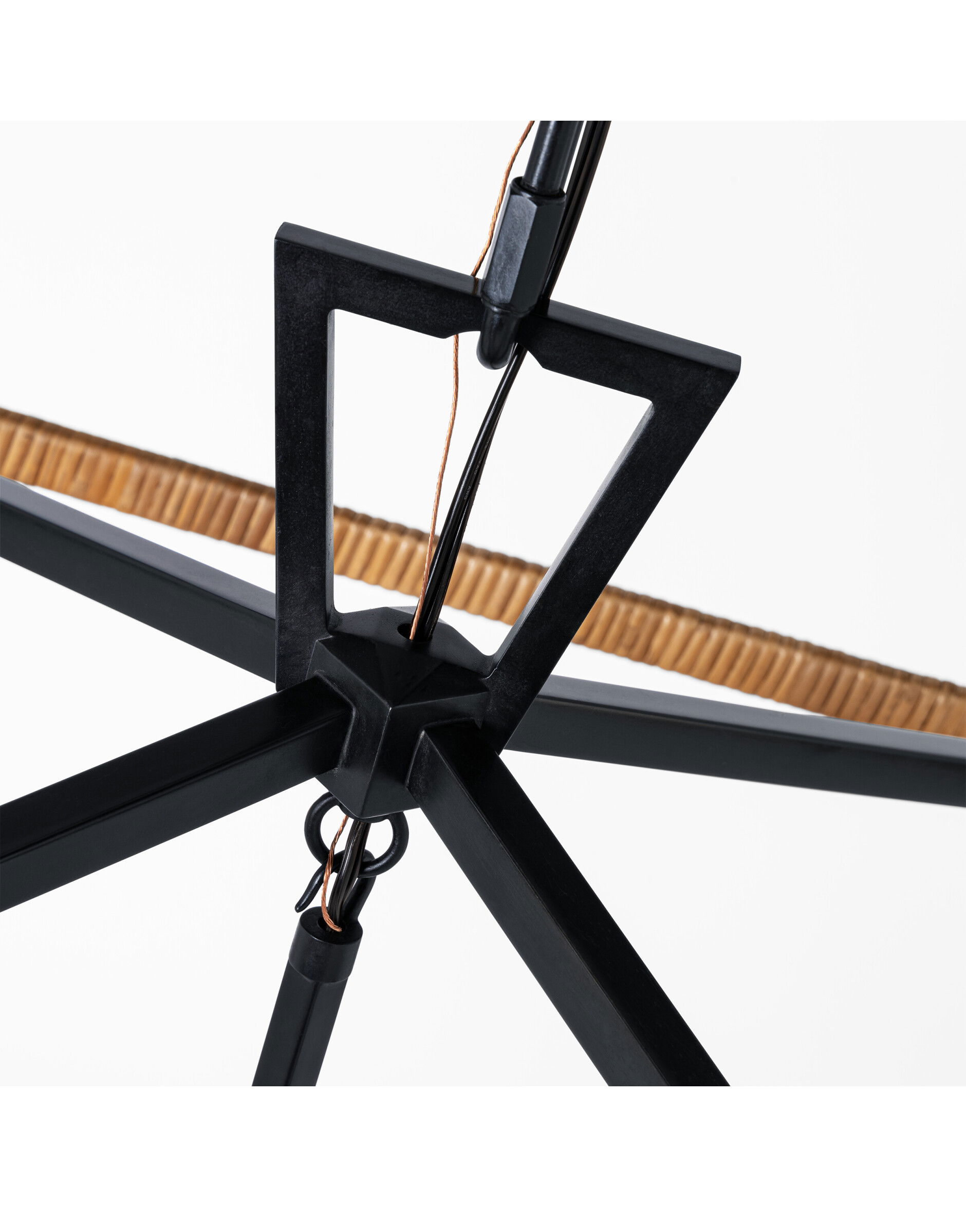 Darlana wrapped taklampa aged iron L