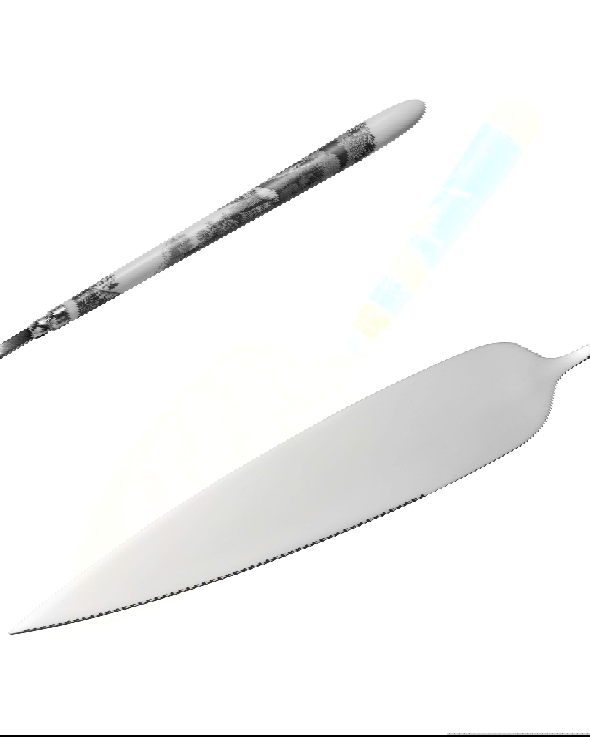 Blue Italian tårtspade blå/vit