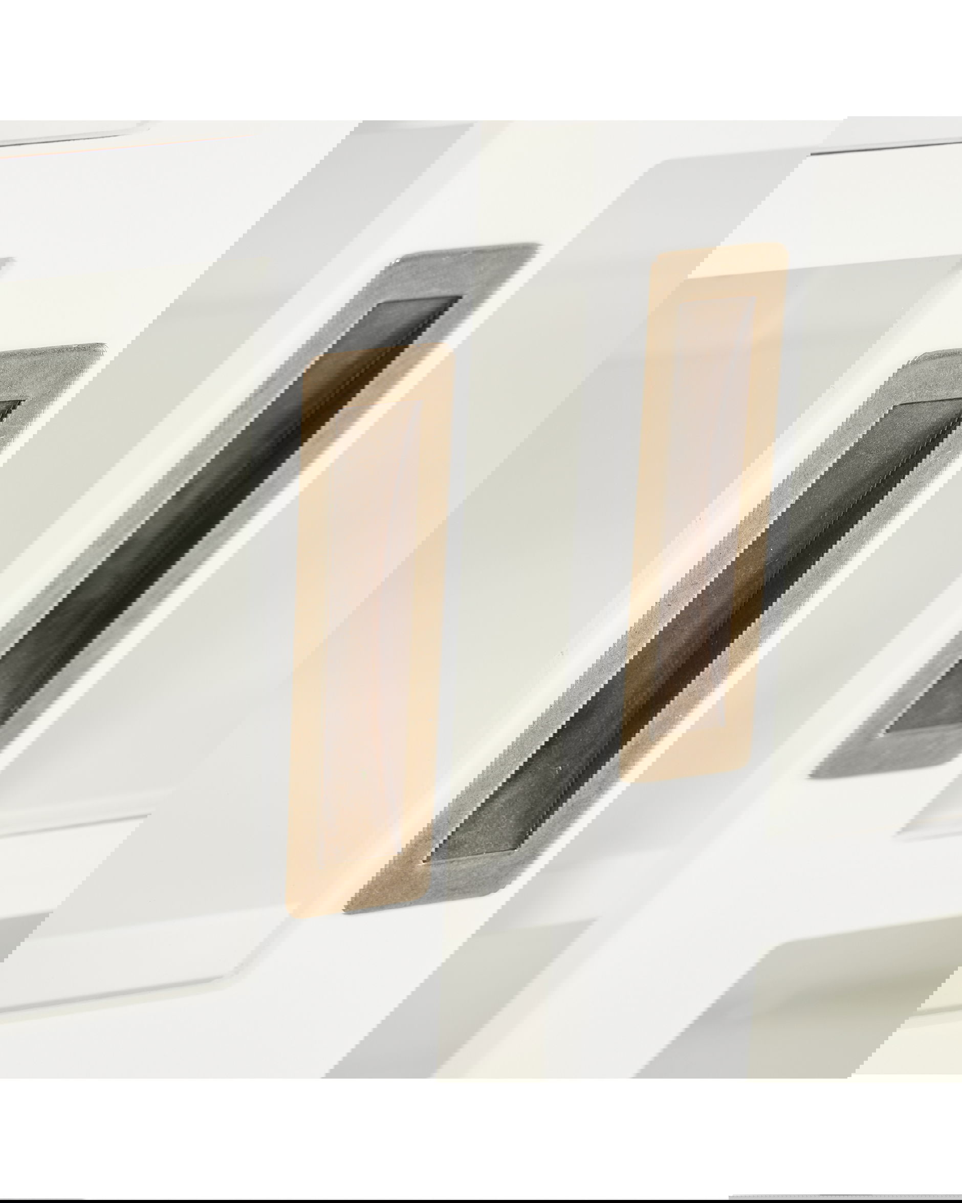 Seethrough skåp classic white