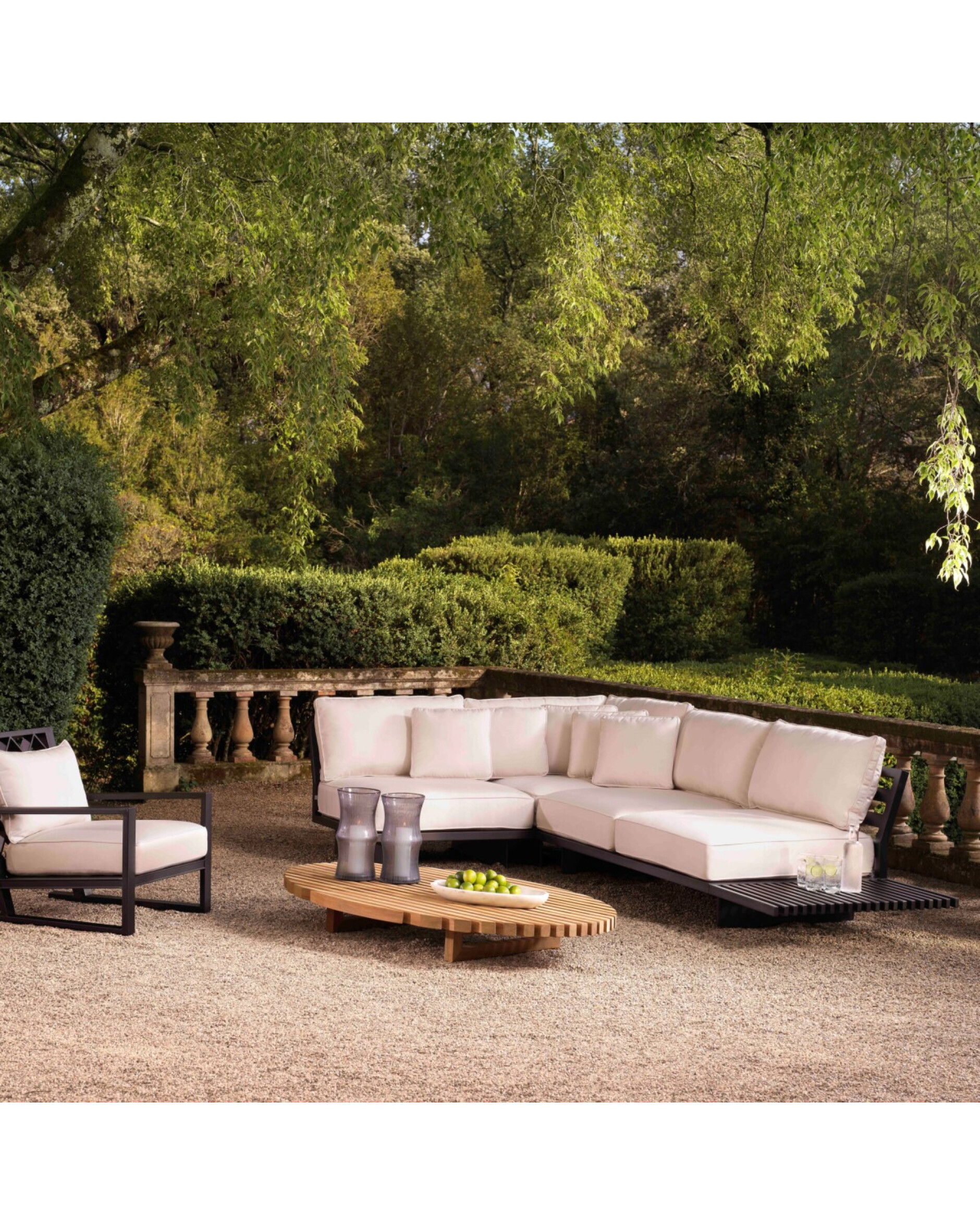 Anjuna soffbord natural teak