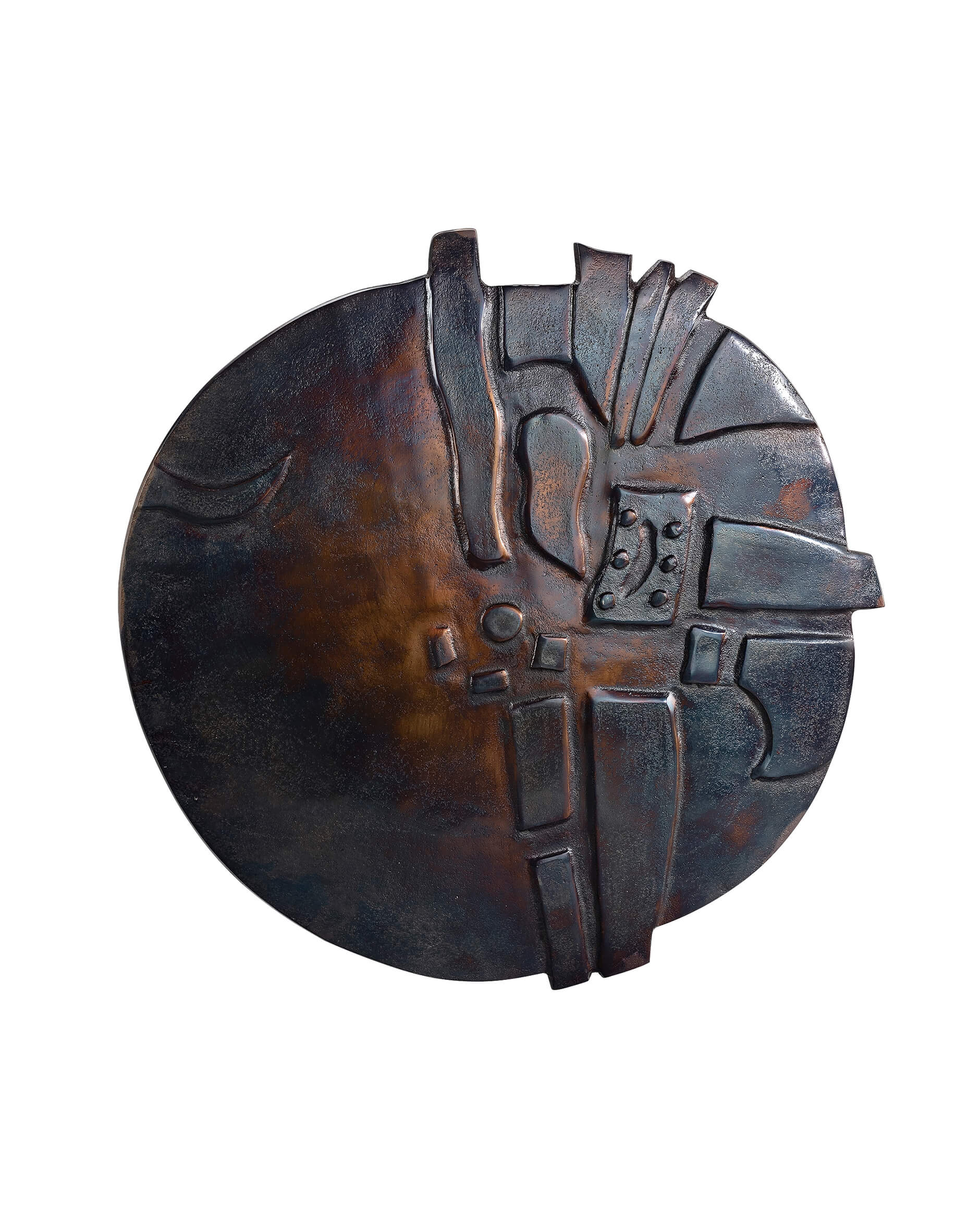 Murale väggdekoration antik brons