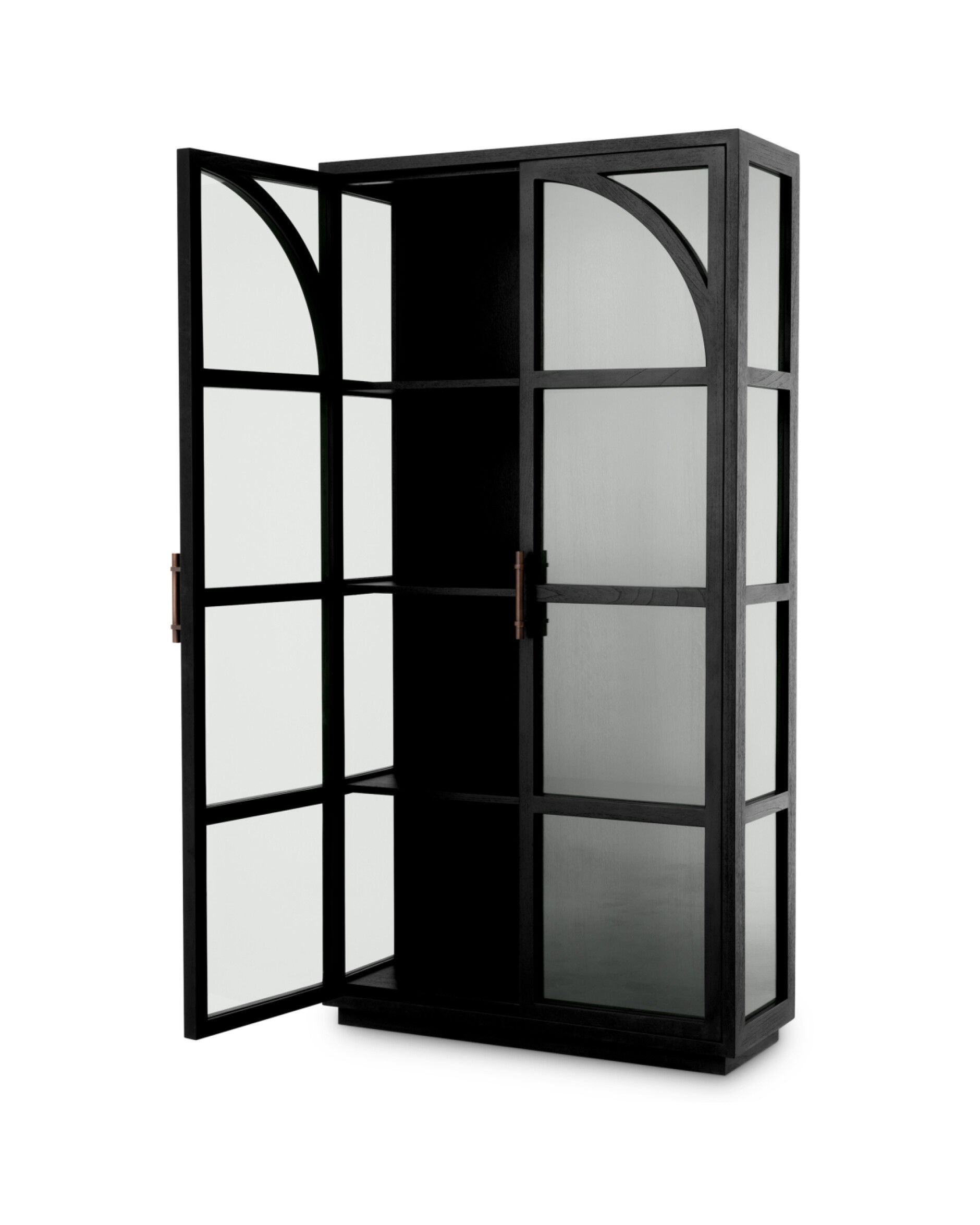 San Bernardino vitrinskåp svart