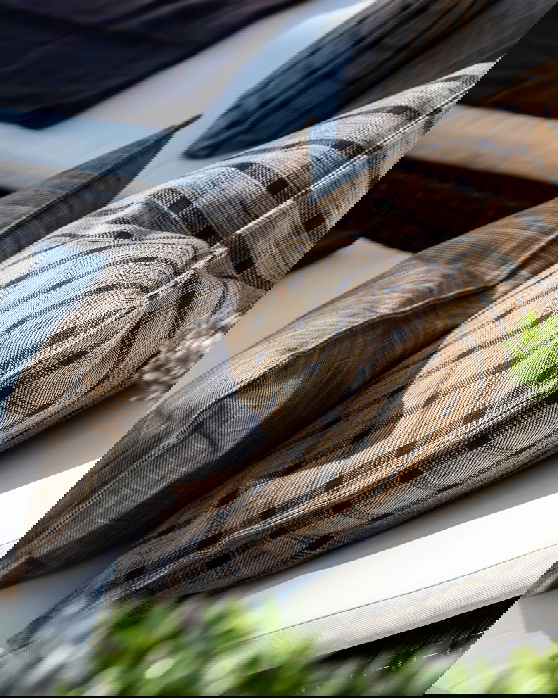 Traverse kuddfodral brun