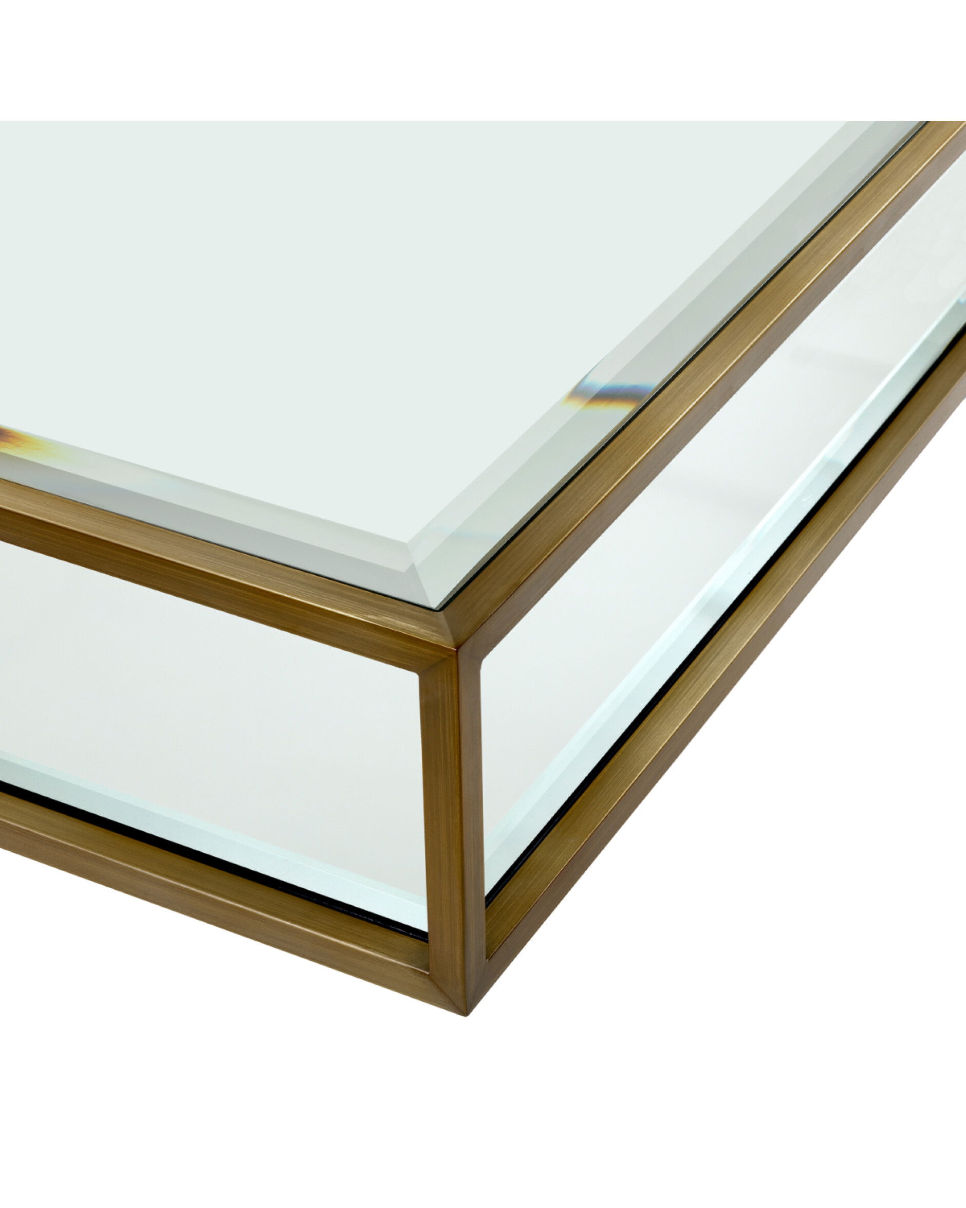 Tortona soffbord L borstad mässing OUTLET