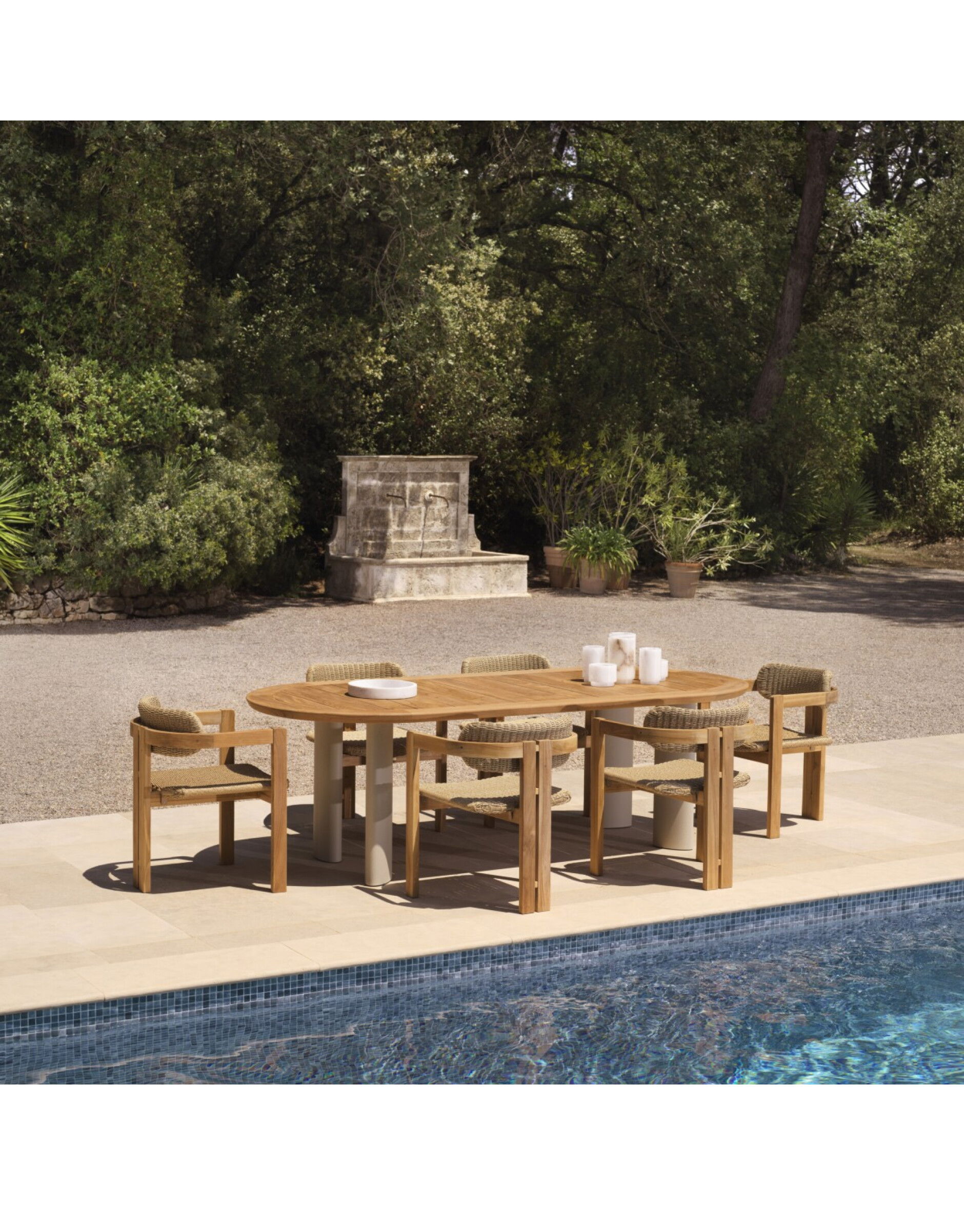 Donato matstol natural teak