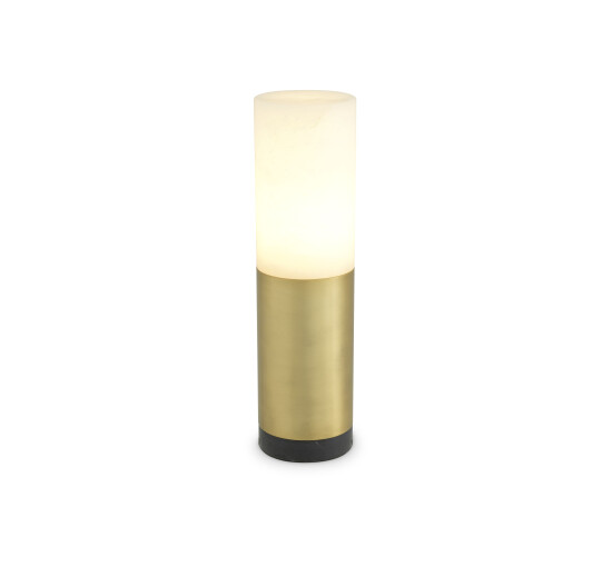 McLean bordslampa antik mässing/alabaster