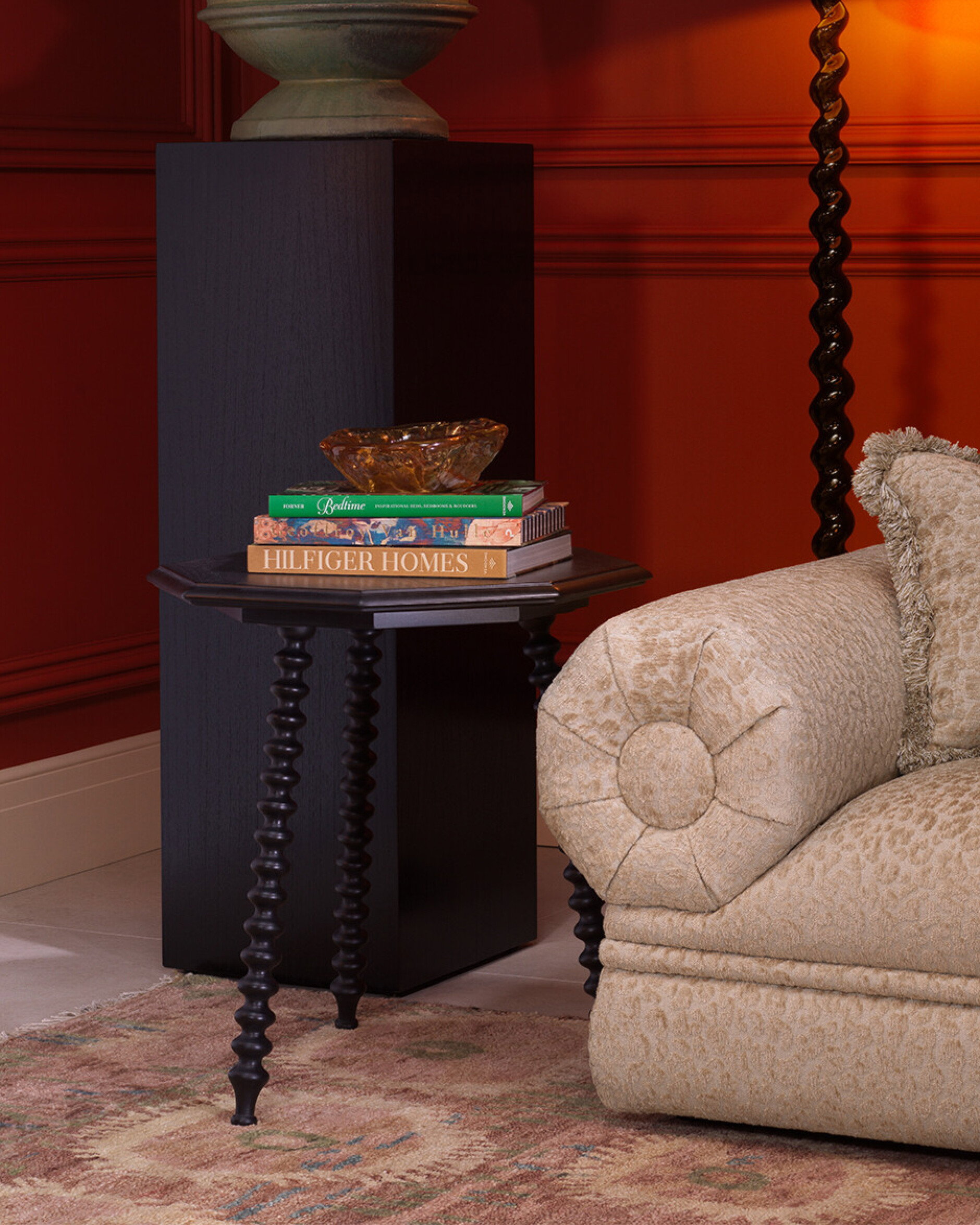 Laredo side table black