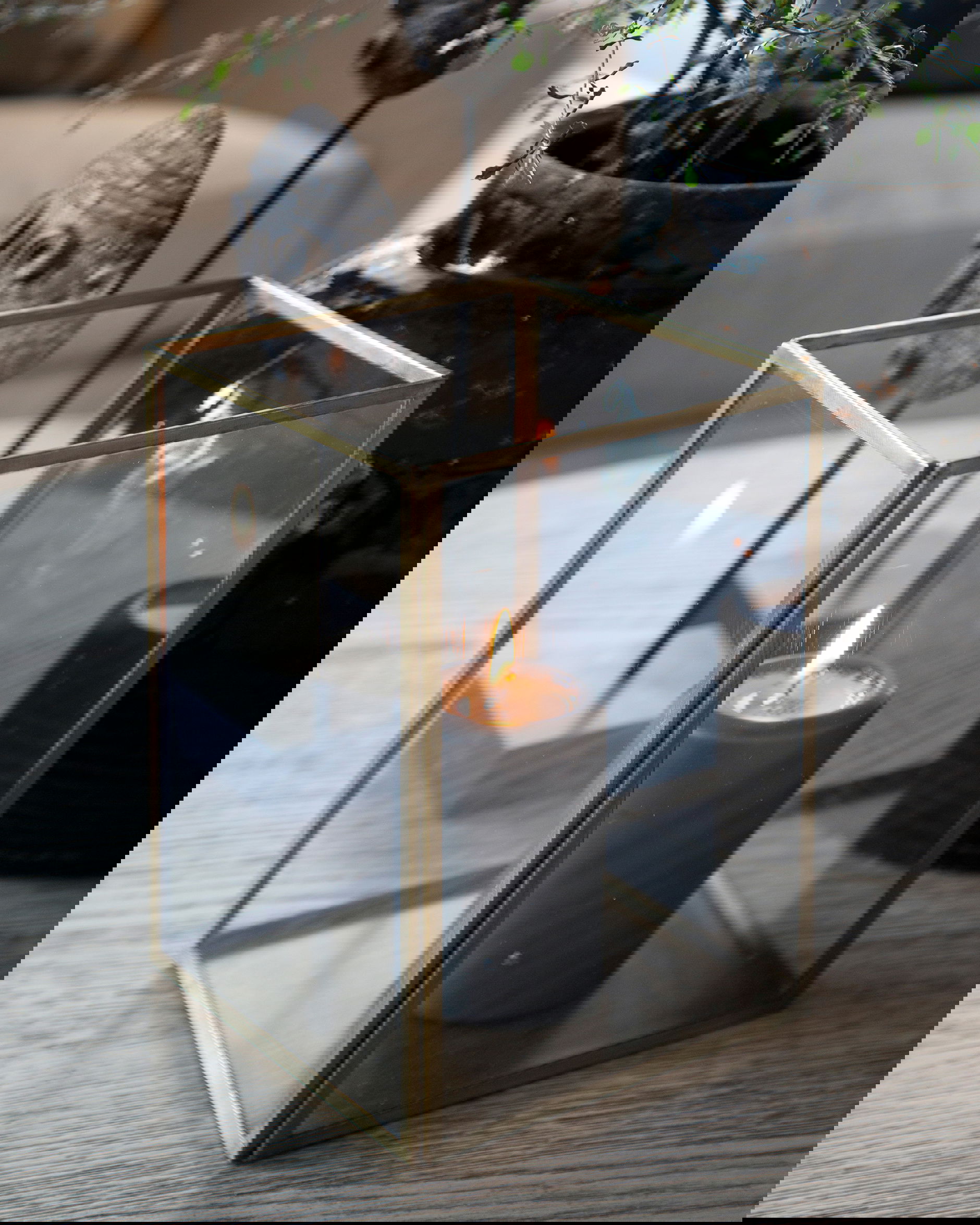 Lausanne Lantern Brass, set of 3