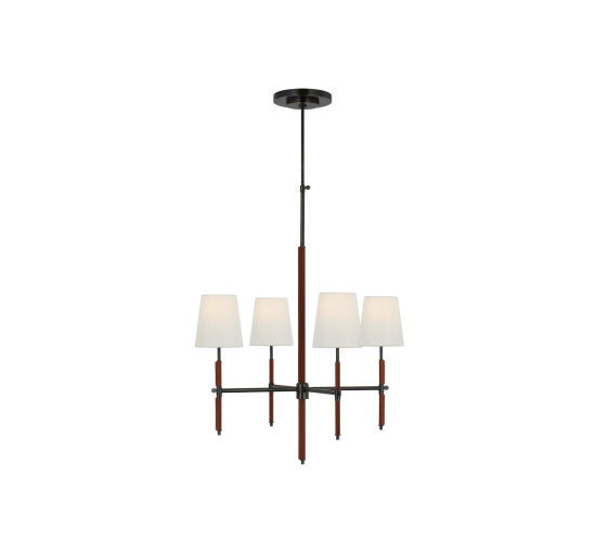 null - Bryant Wrapped Chandelier Brass S