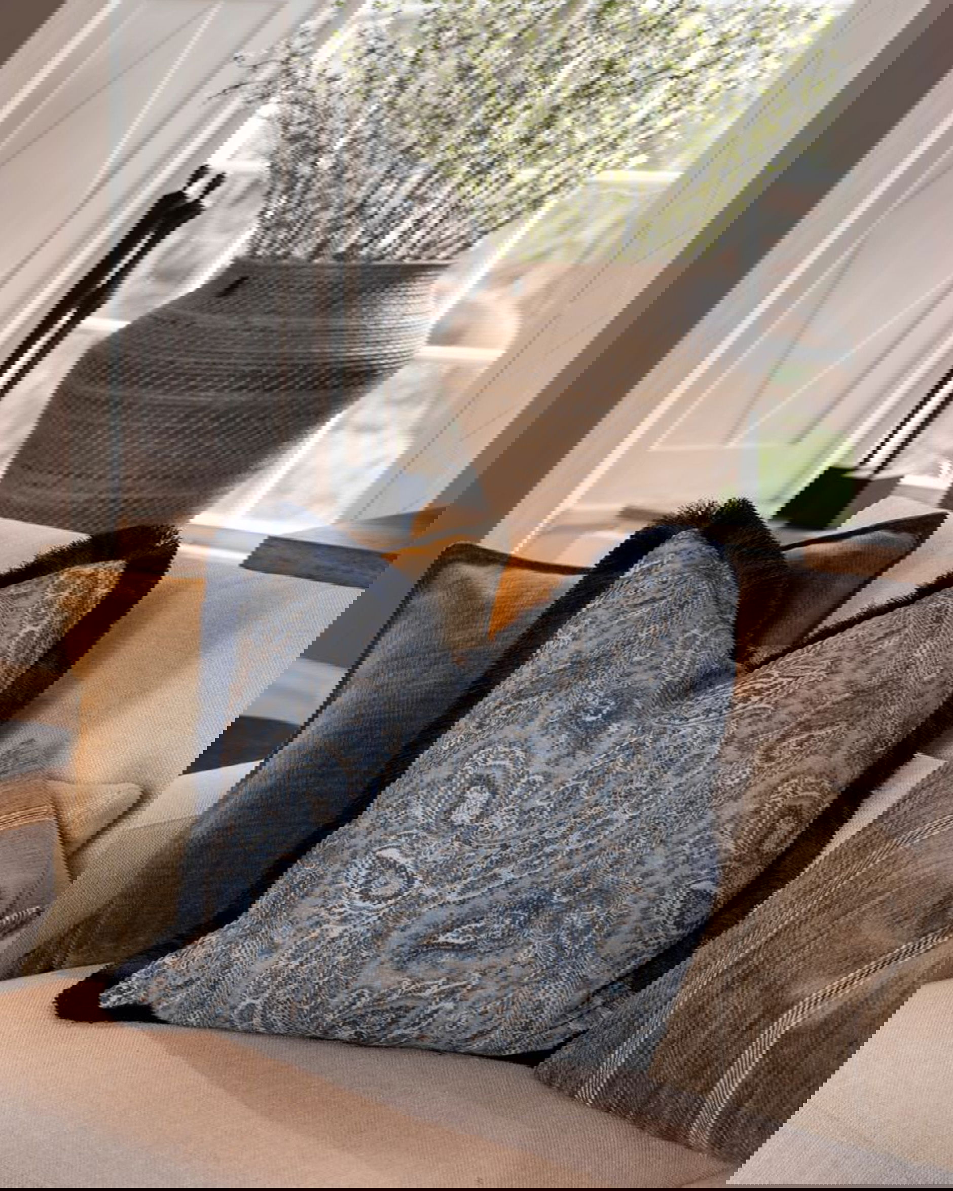 Gabby cushion cover camel