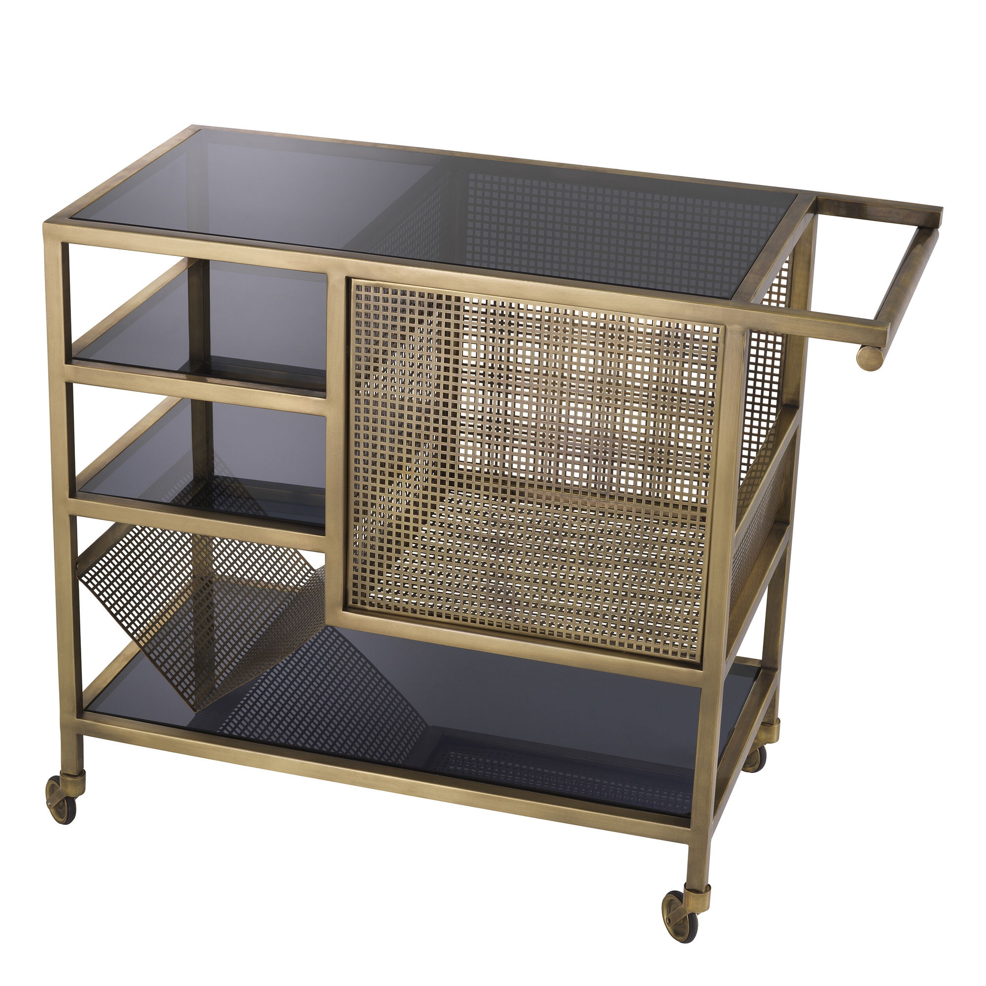 Sterling drinkvagn vintage mässing