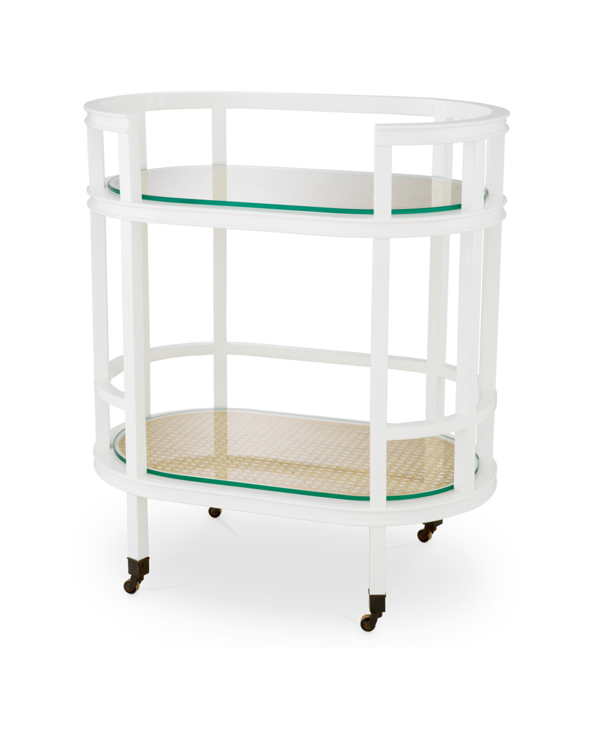 Bahamas drinkvagn piano white