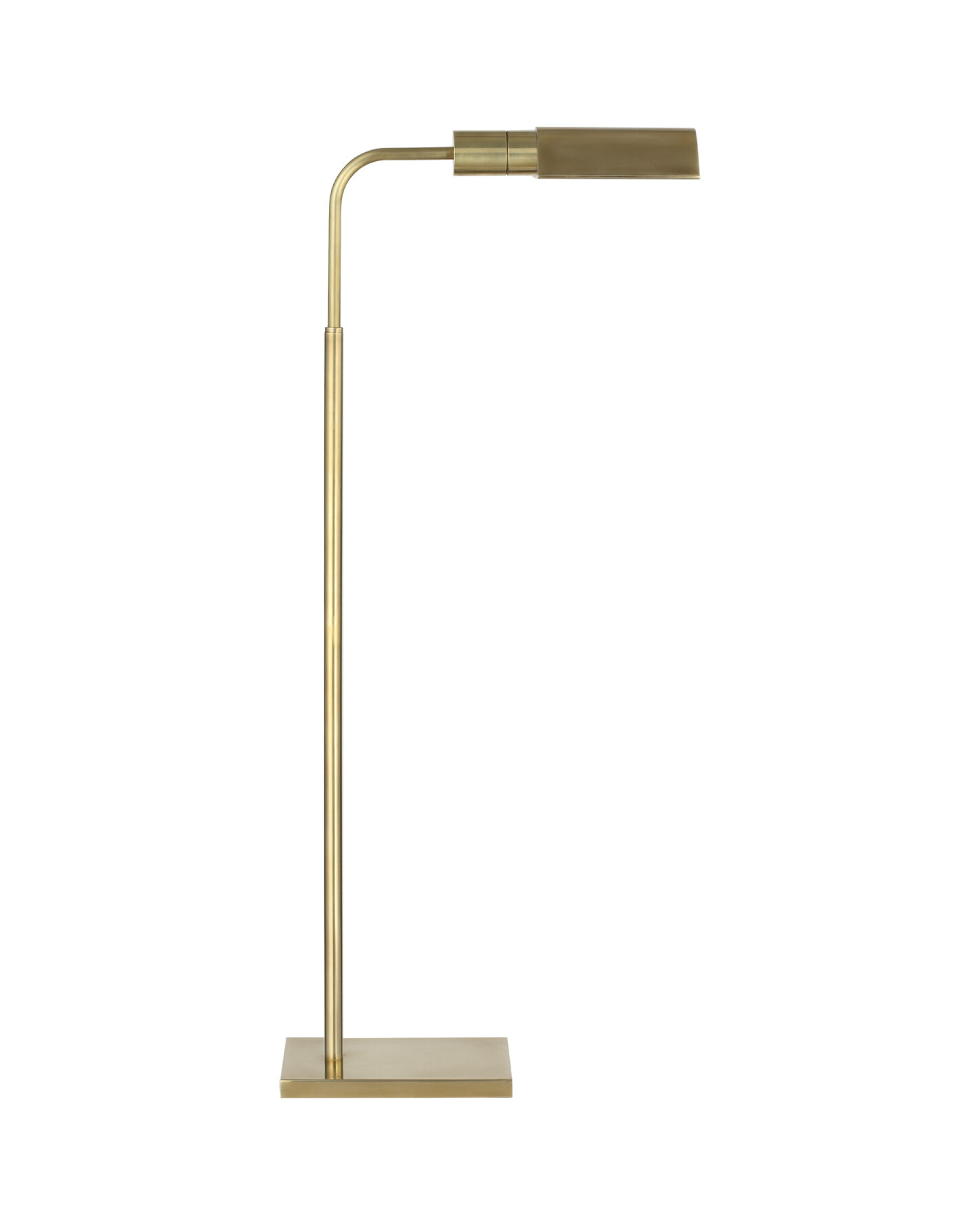 Studio Adjustable Cordless Pharmacy Floor Lamp Antique Brass