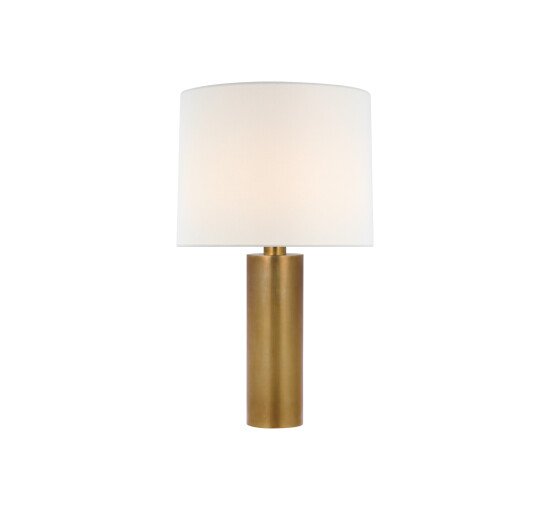 Linen - Sylvie Table Lamp Antique Brass Medium