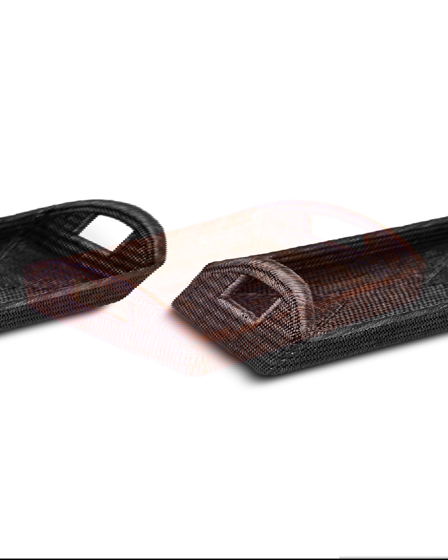 Cognac serveringsbricka rotting