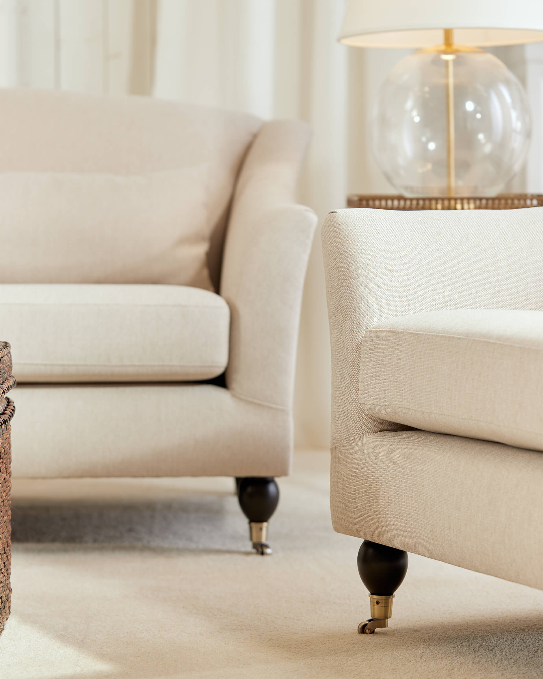 Dorchester fåtölj sand