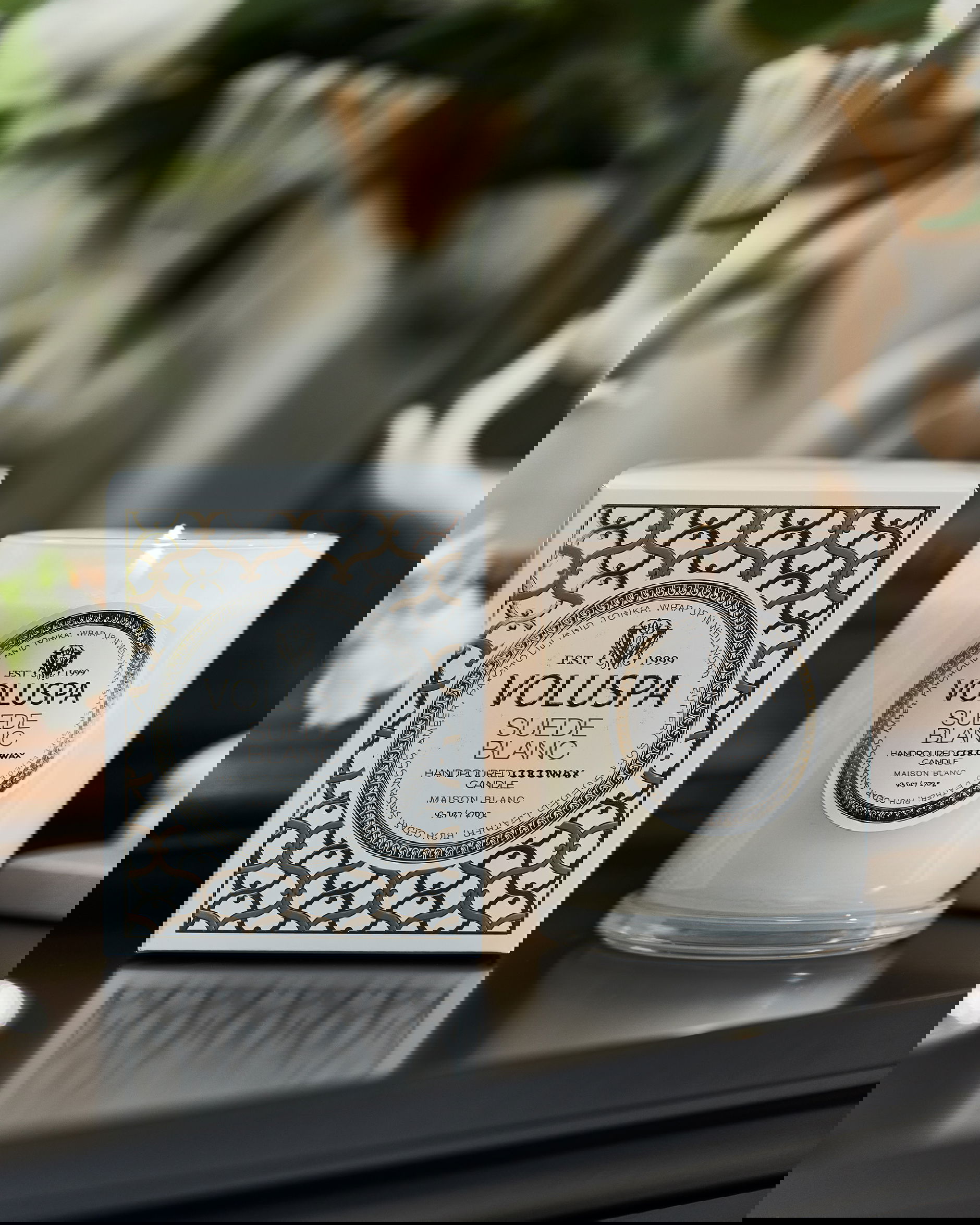 Suede Blanc Classic doftljus