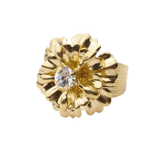 Blossom ring crystal