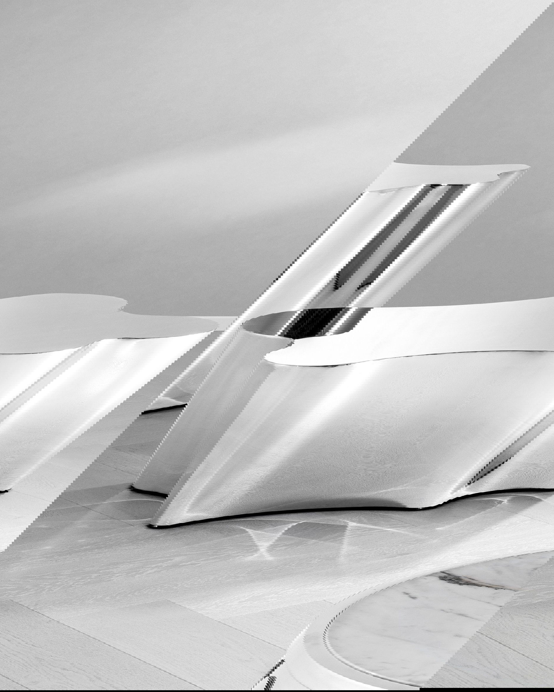 Sceptre soffbord silver