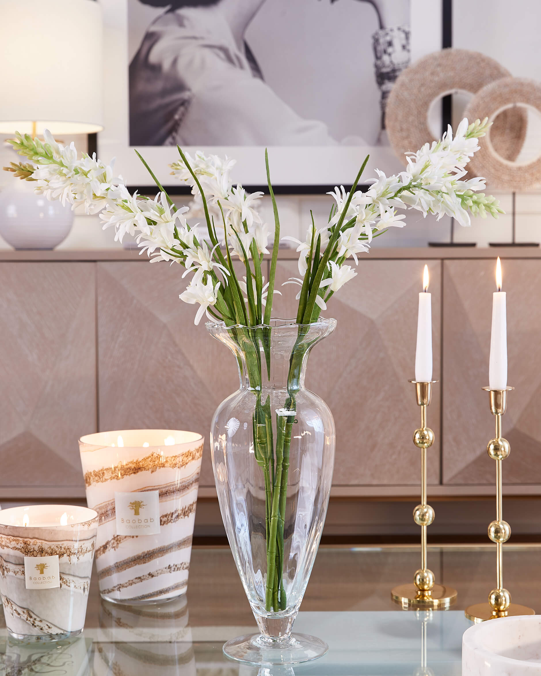 Tuberosa snittblomma vit