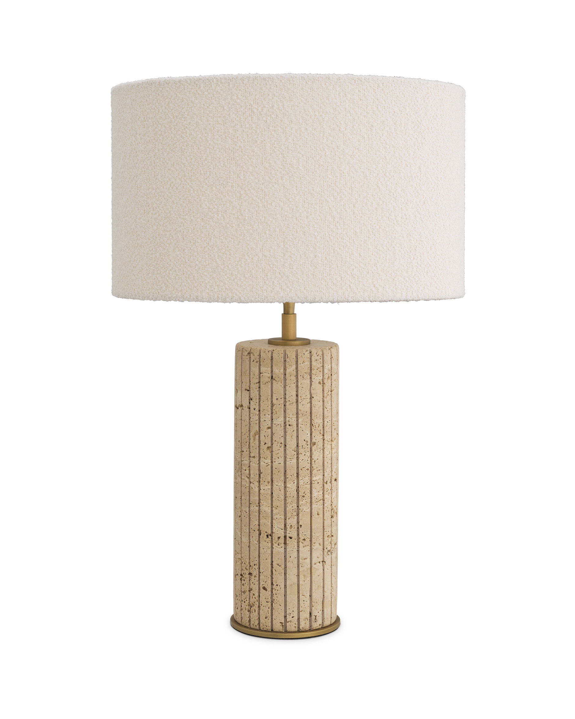 Giova bordslampa travertine