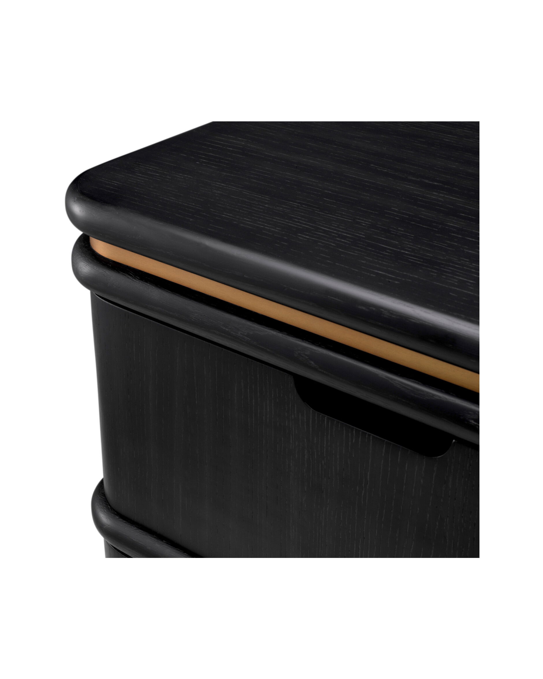 Costanzo Bedside Table Charcoal Grey