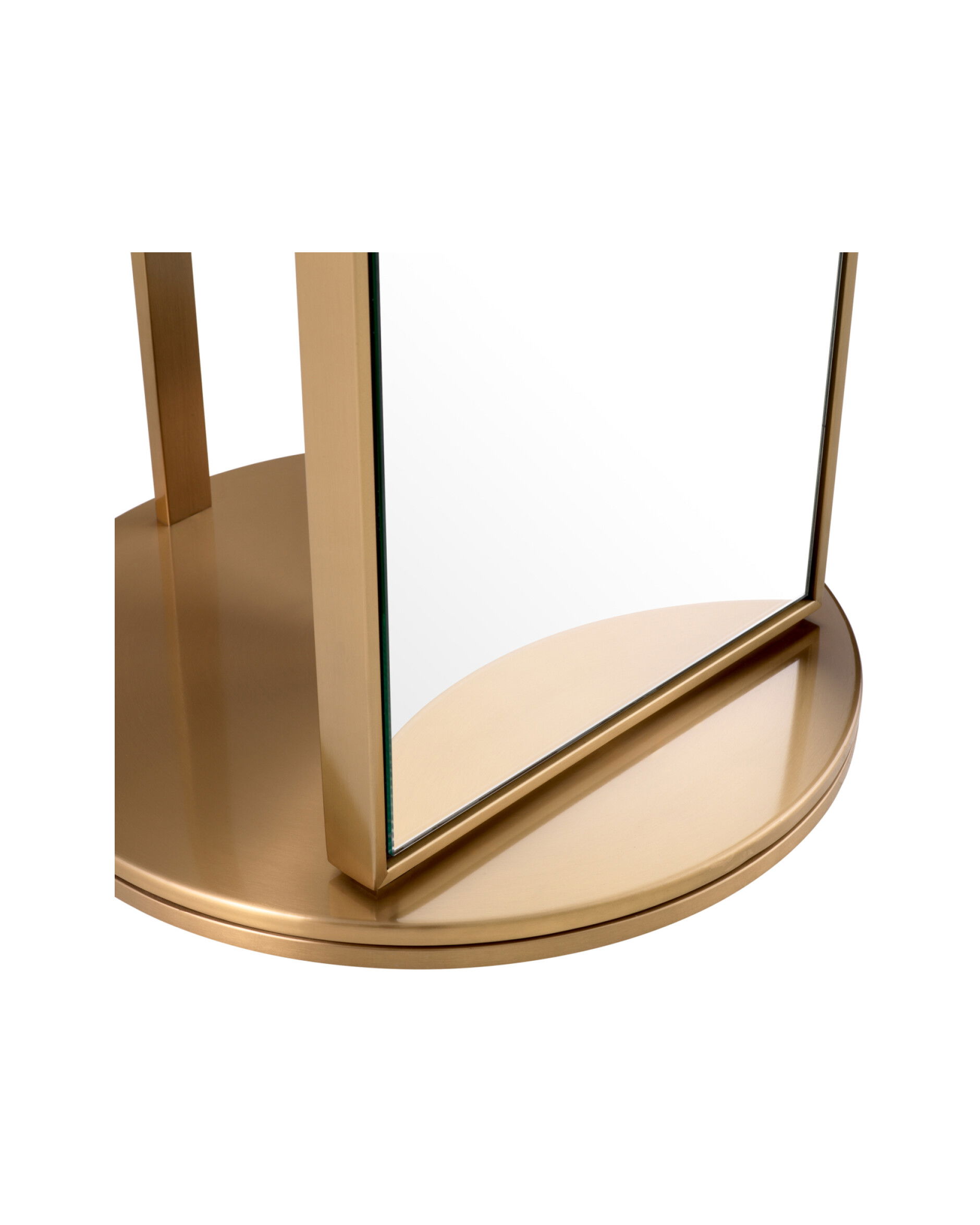 Novo spegel borstad mässing