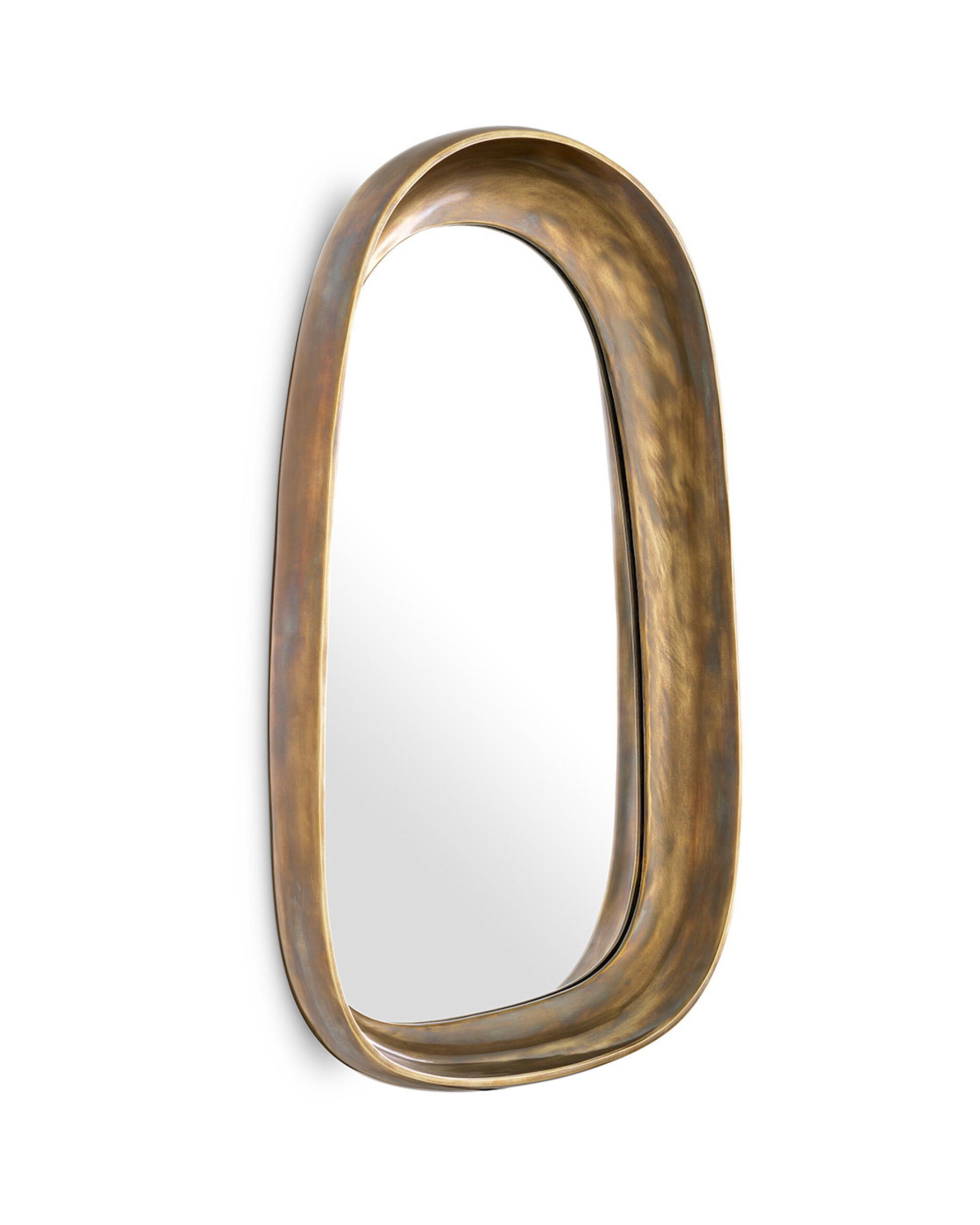 Sandals spegel antik mässing