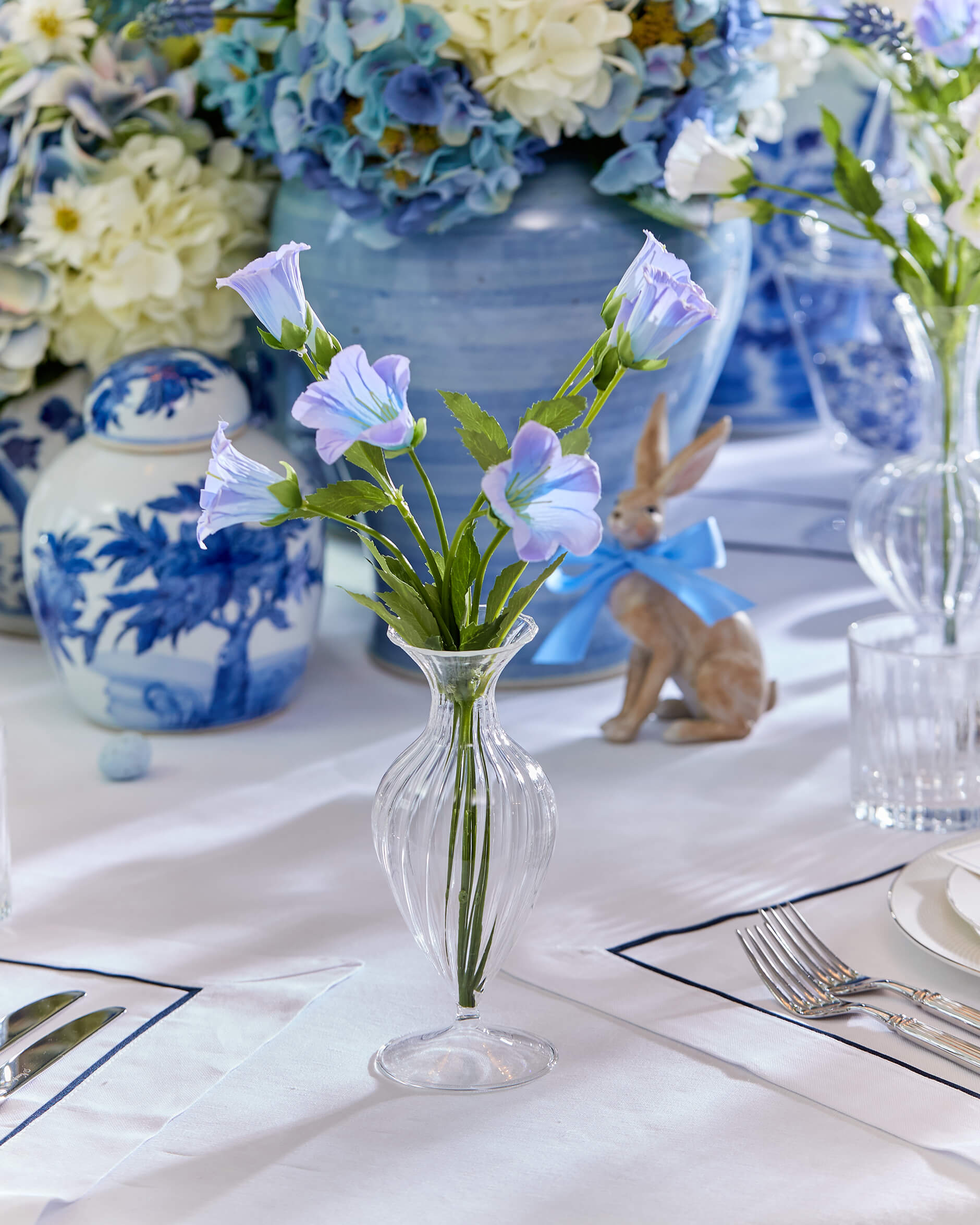 Lilly Vase Clear Glass