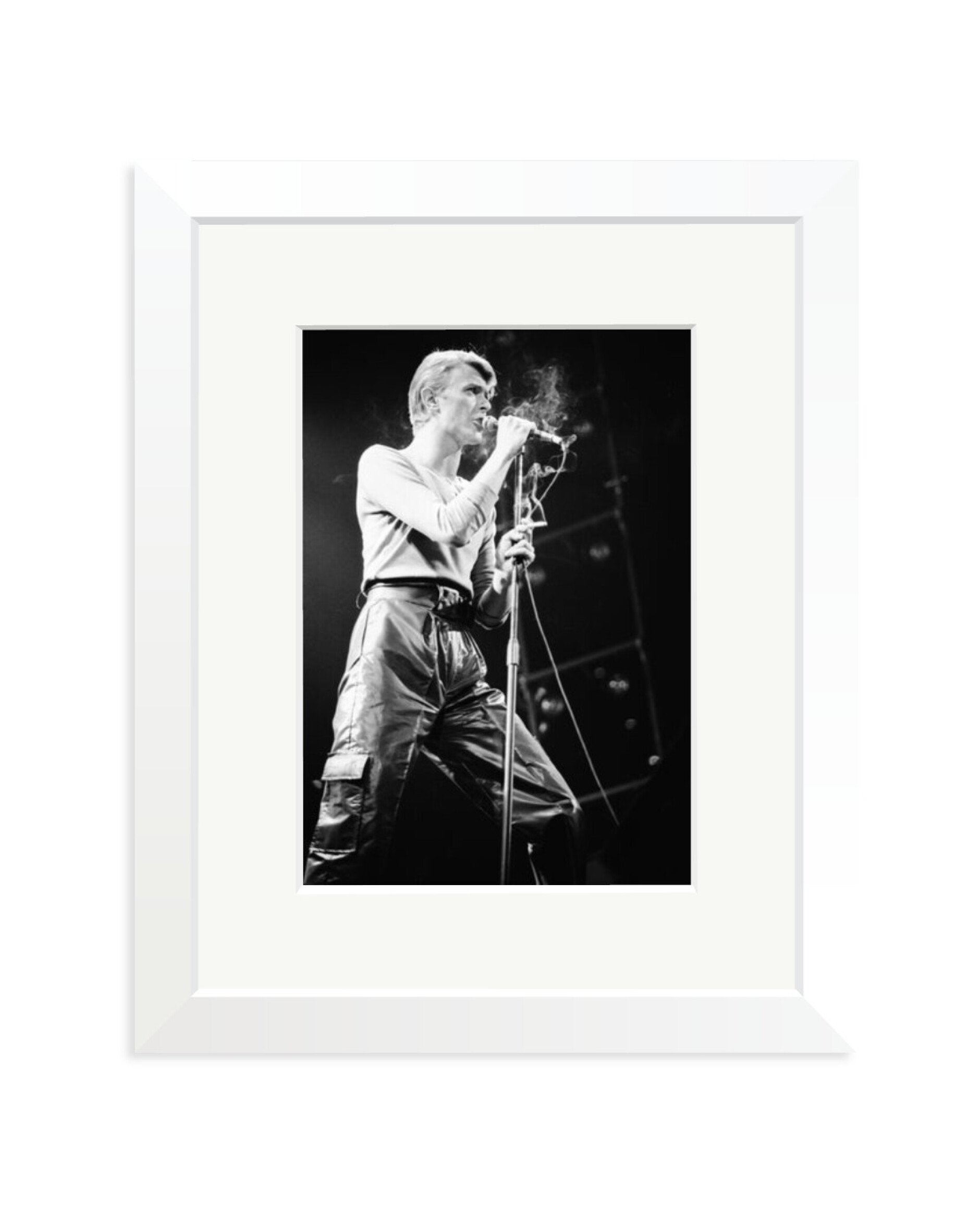 Smoking Bowie, 1978 White / Small