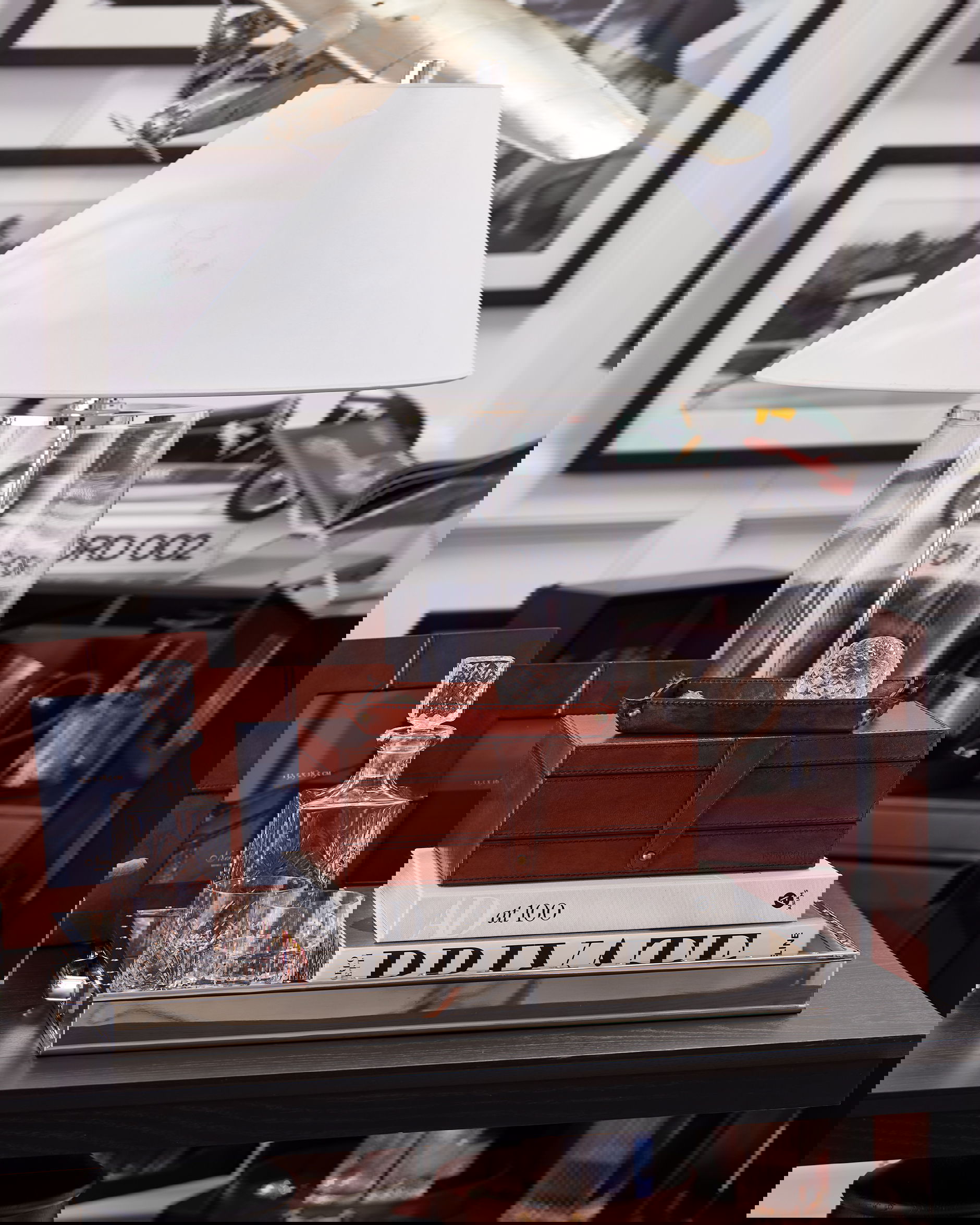 Kensington smyckeskrin läder