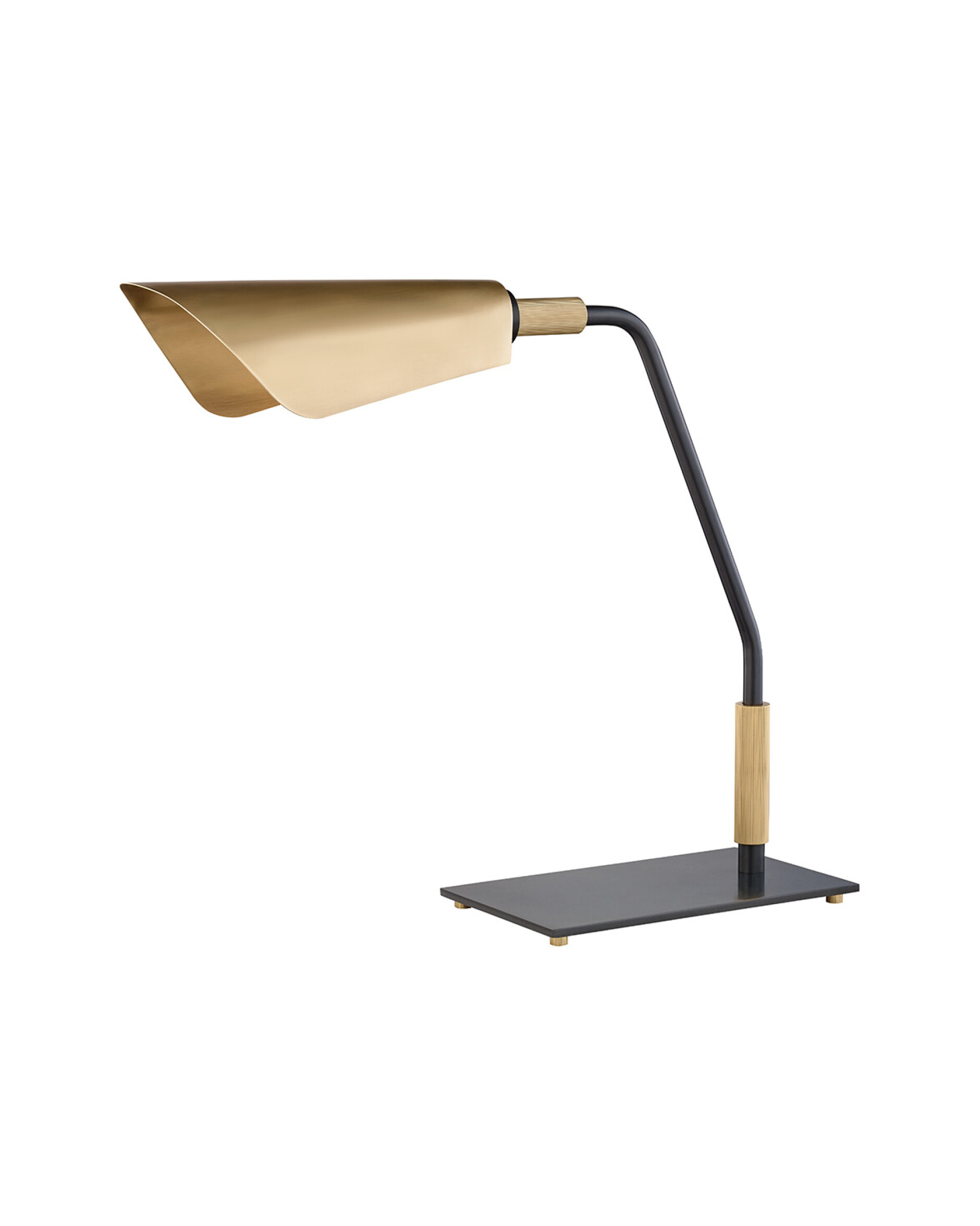 Bowery bordlampe antikk messing/bronse