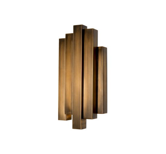 Beau Rivage vägglampa mässing