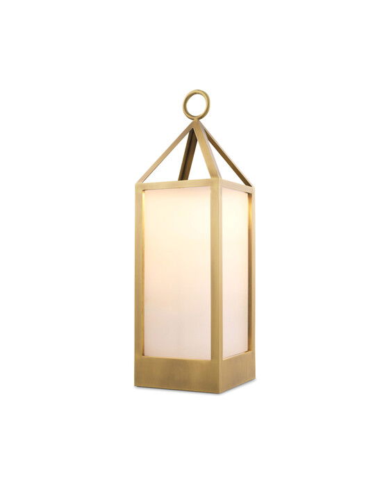 Riserva golvlampa antik mässing