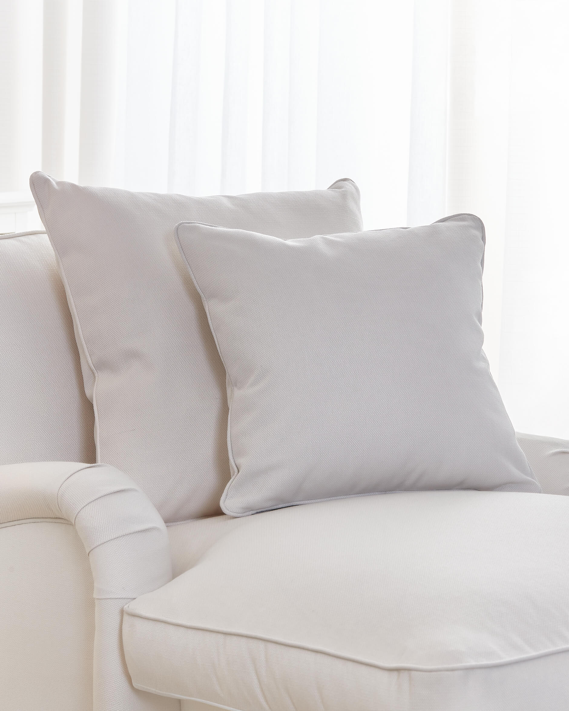 Los Angeles soffkudde offwhite