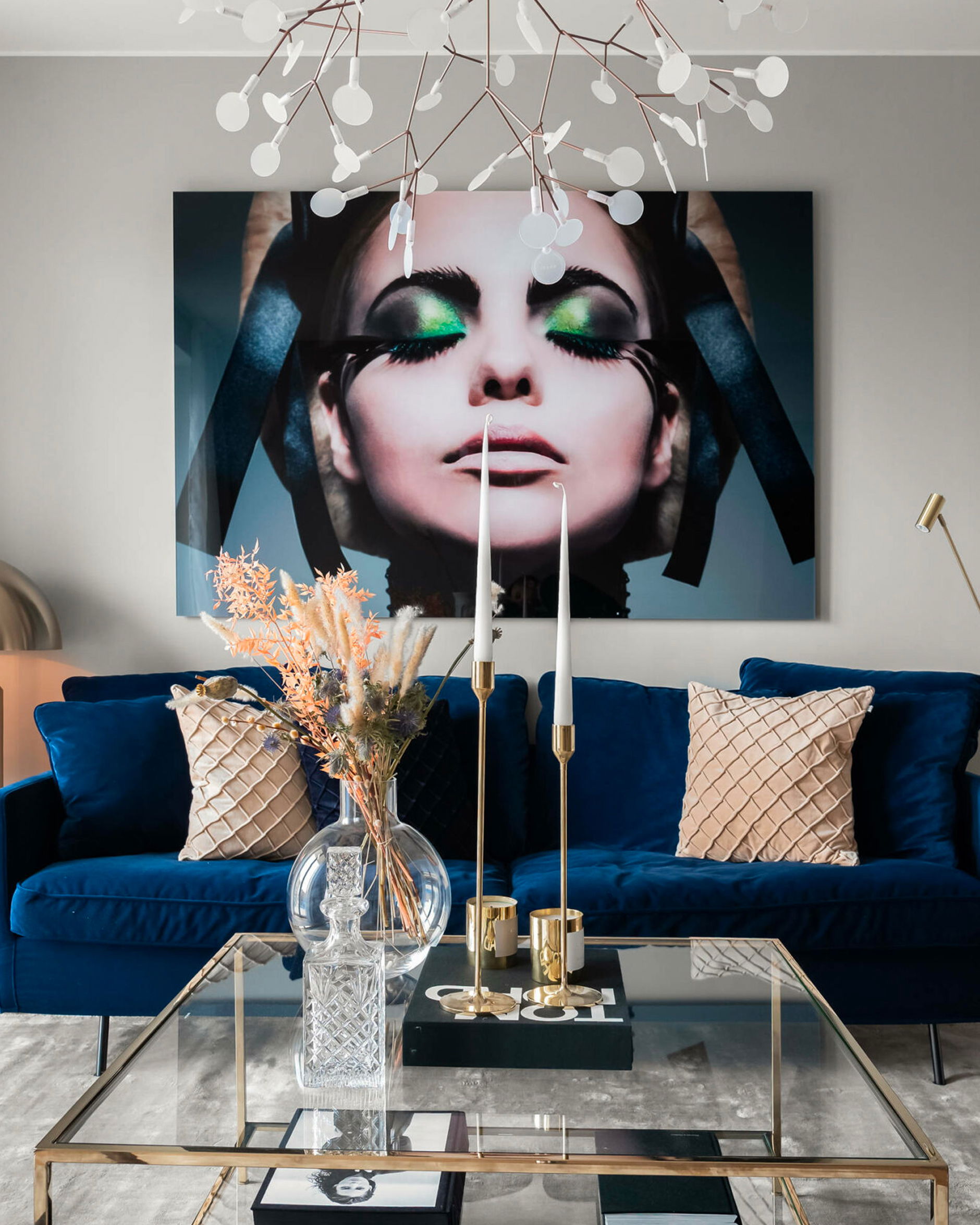 Big Square soffbord mässing