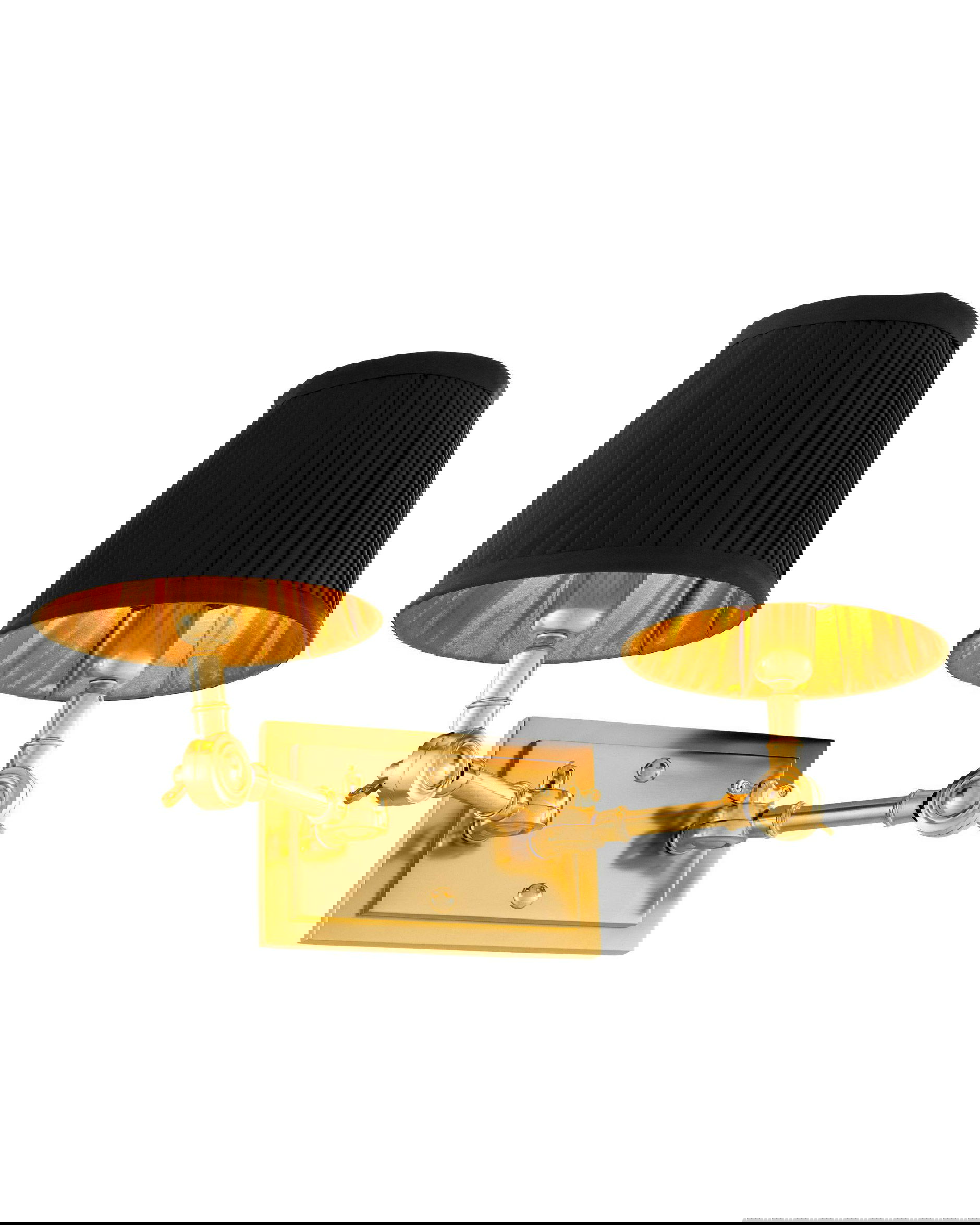 Wentworth Double Wall Lamp Brass OUTLET