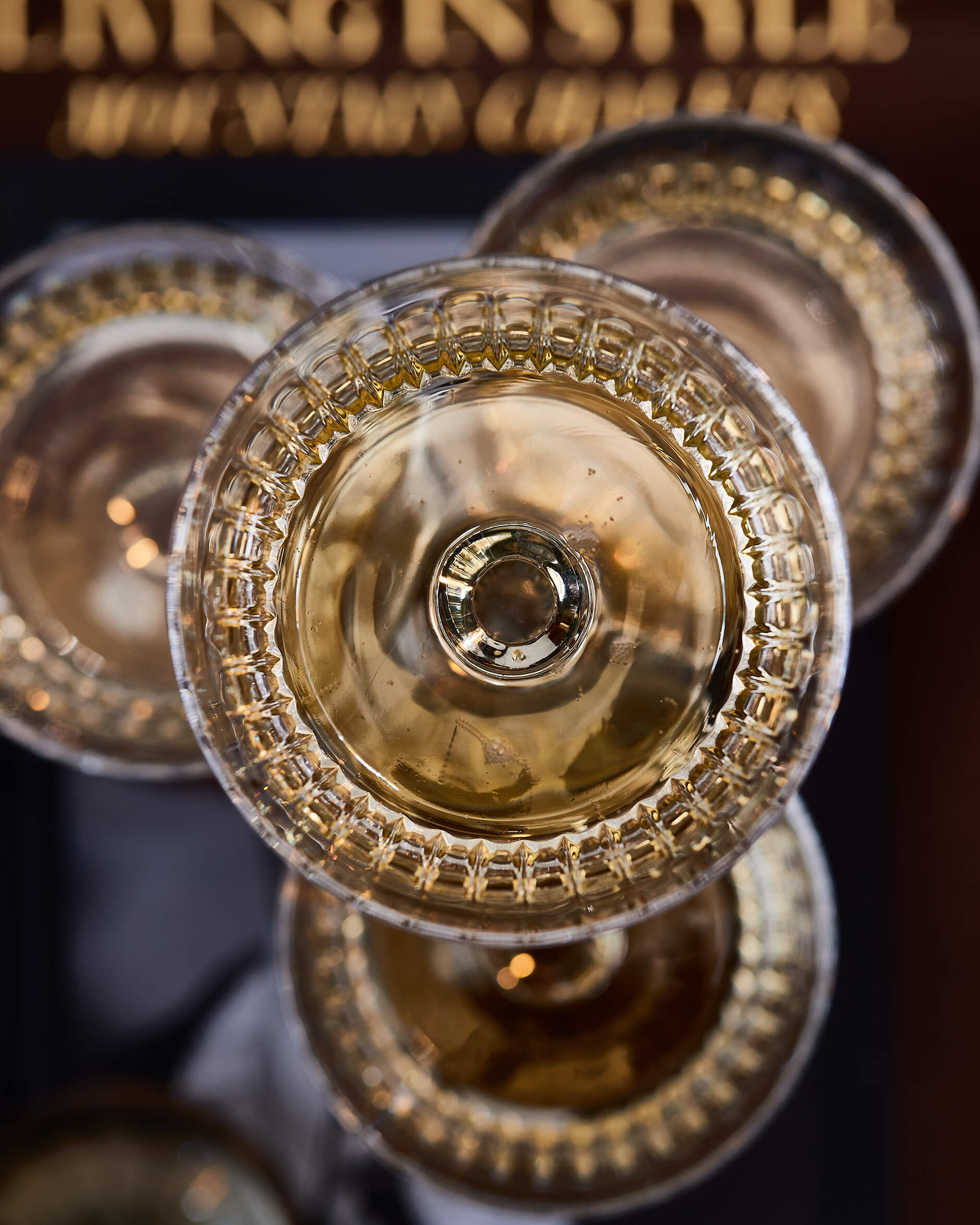 Manhattan cocktailglas kristall singel