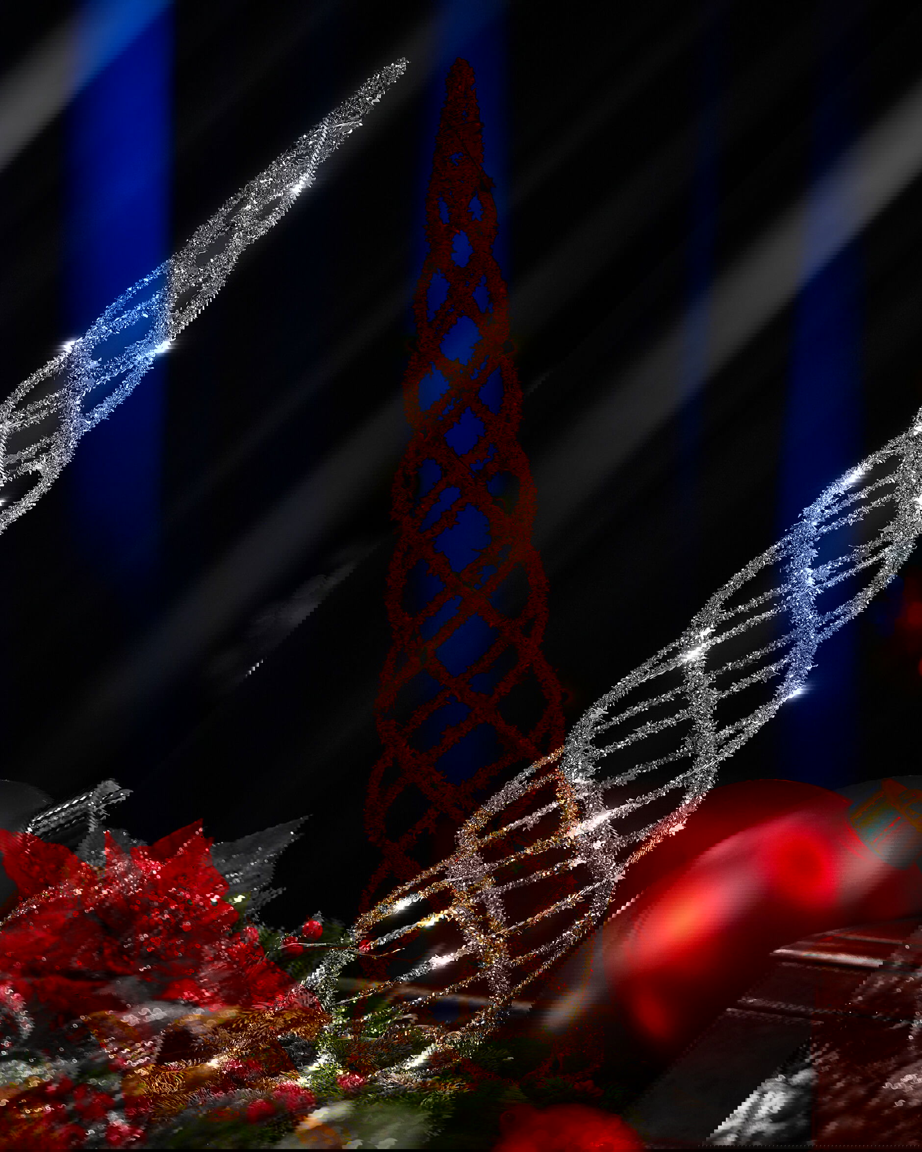 Agaton Tanne Weihnachtsdekoration Champagner L