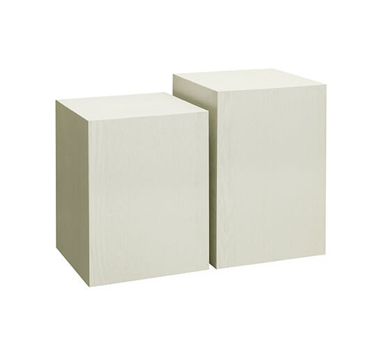 Ivory Mist - Trent Side Table Ivory Mist Set of 2