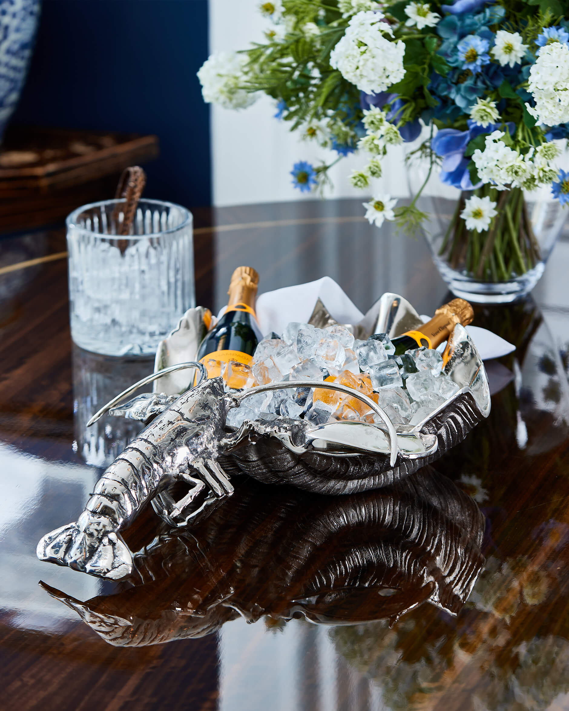 Hummer snäckfat silver