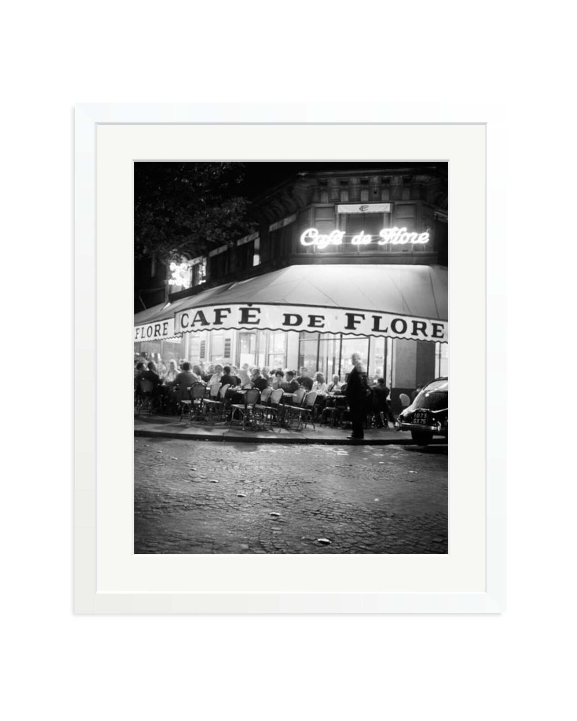 Cafe de Flore, 60s White / Large